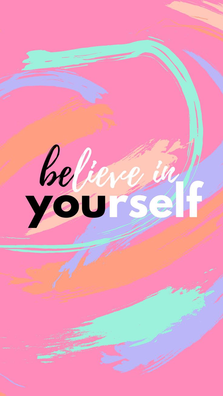 Believe in yourself. Girl Boss iPhone Wallpaper by PreppyWallpaper. iPhone wallpaper preppy, iPhone wallpaper , iPhone wallpaper