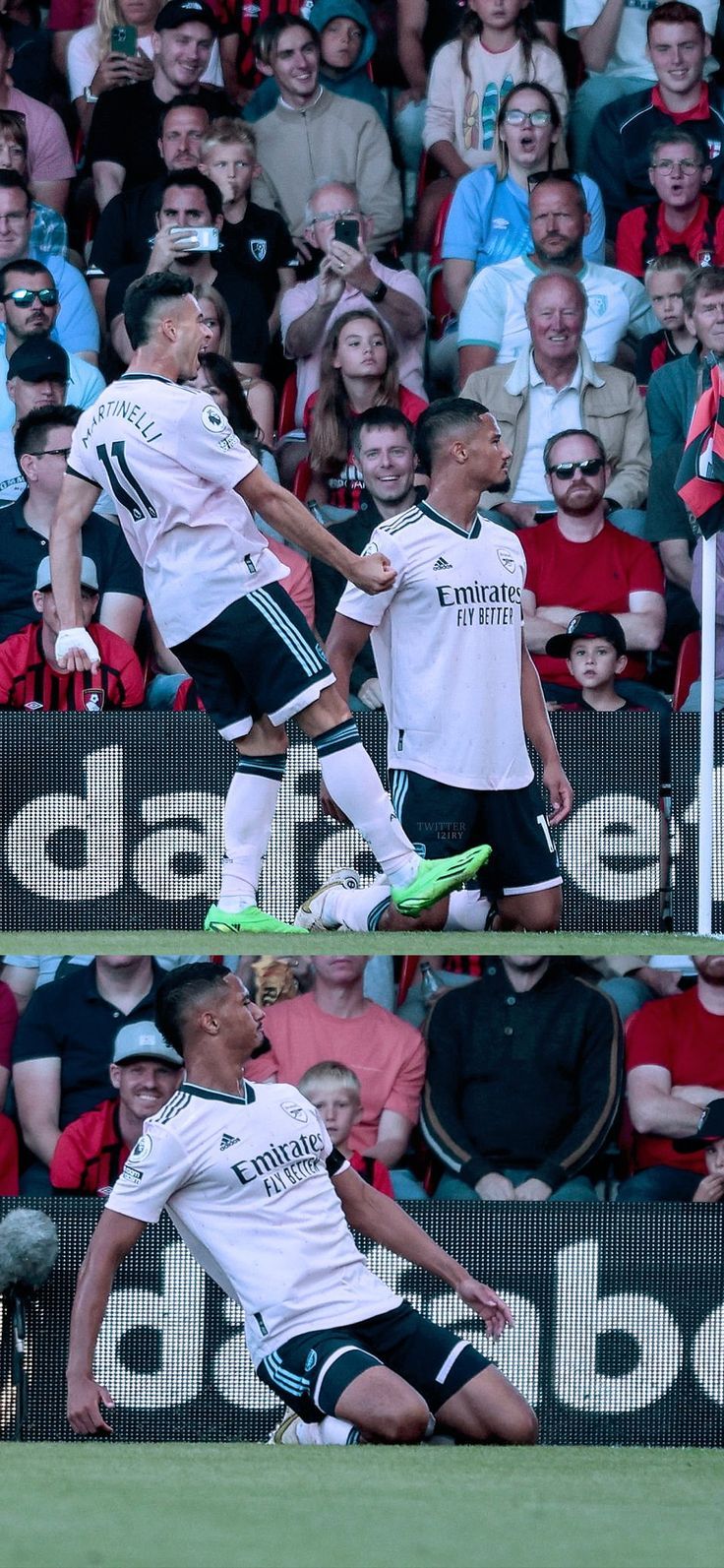 Gabriel Martinelli & William Saliba. Arsenal, Football, Williams