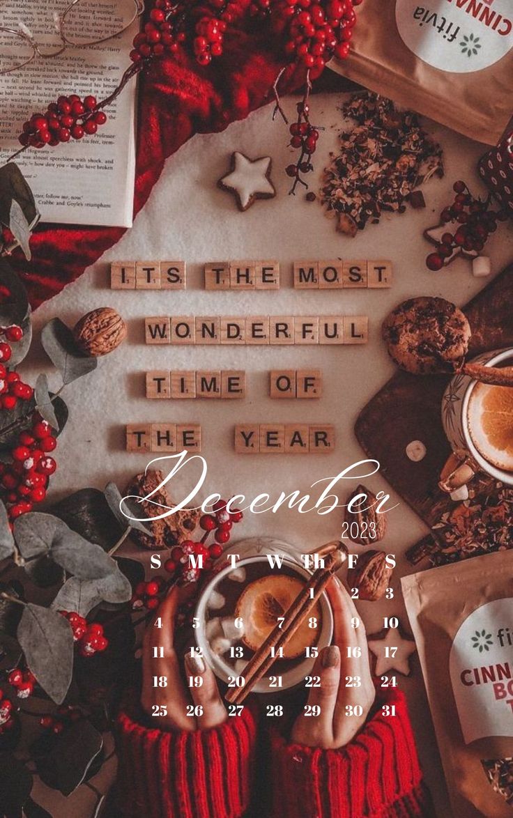 DECEMBER 2023. Christmas phone wallpaper, Christmas feeling, Cute christmas wallpaper