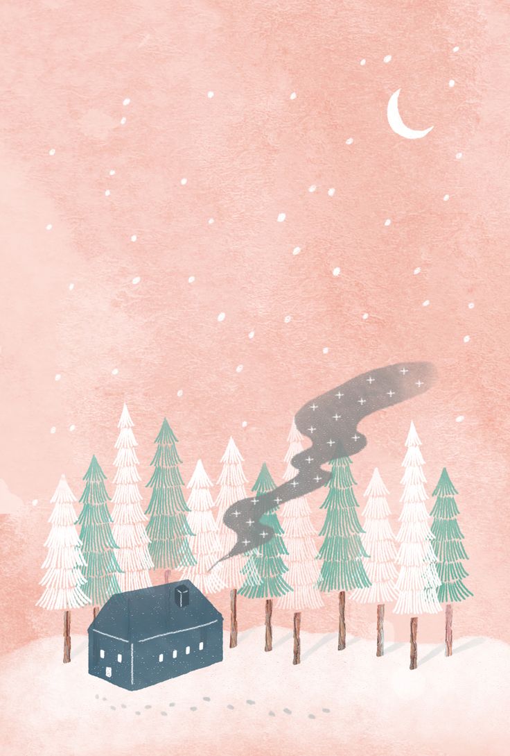 warm winter. Winter wallpaper, Painting snow, Christmas paintings