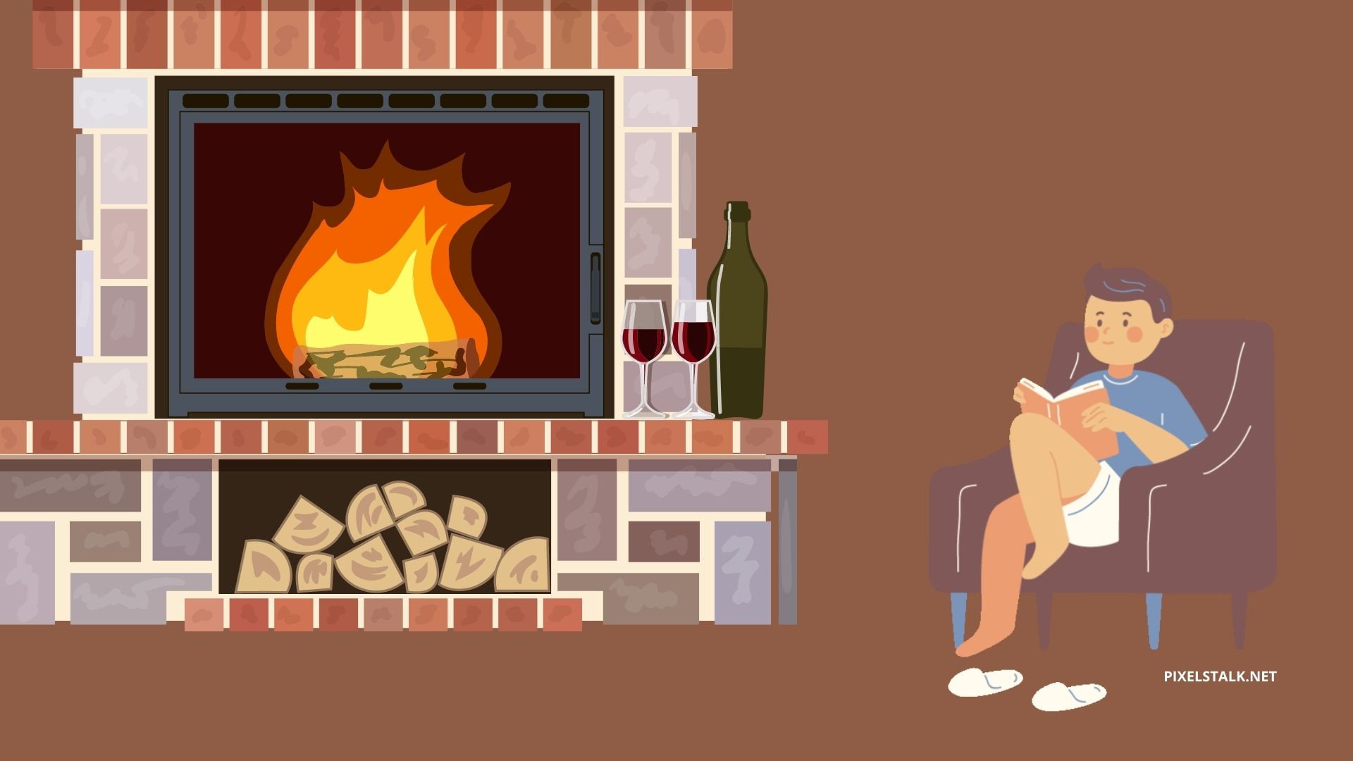 Cozy Winter Desktop Wallpaper