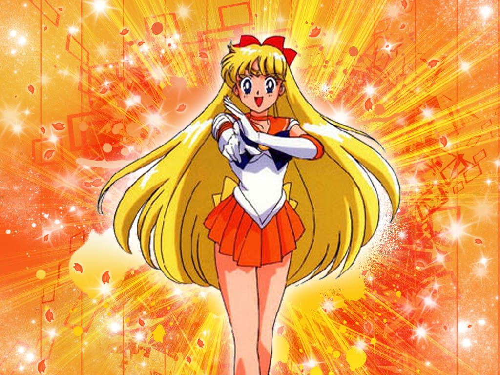 Sailor Moon Wallpaper: Sailor Venus. Sailor venus, Sailor moon wallpaper, Sailor moon