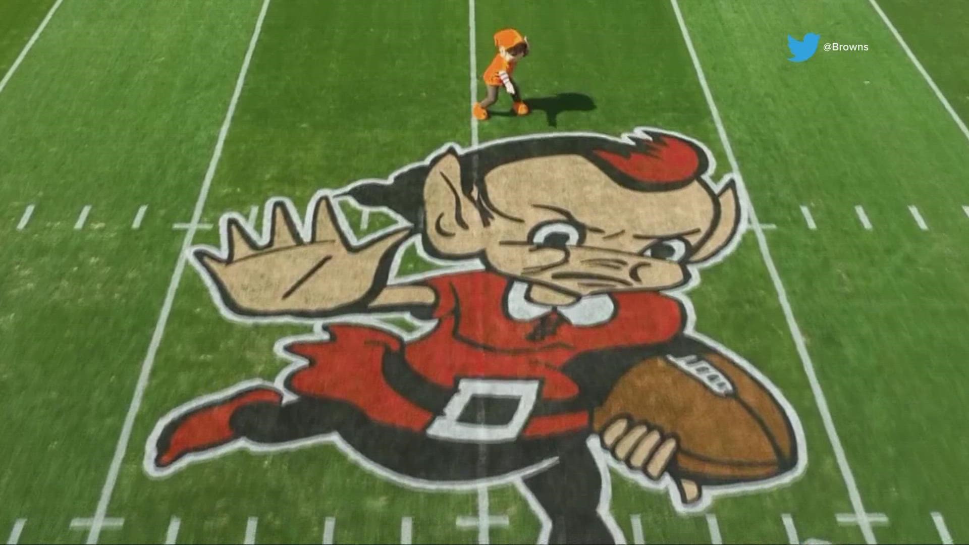 Cleveland Browns unveil 2022 field design with retro elf logo