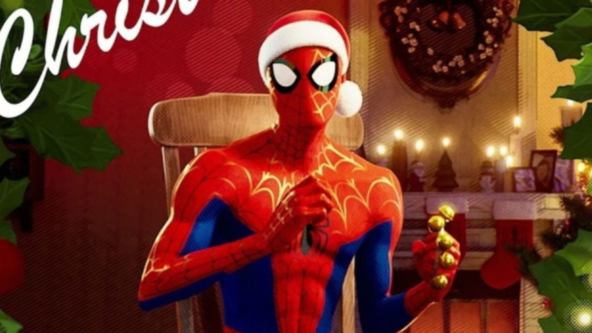 Download Marvel Superhero Spiderman Christmas Greeting Wallpaper   Wallpaperscom