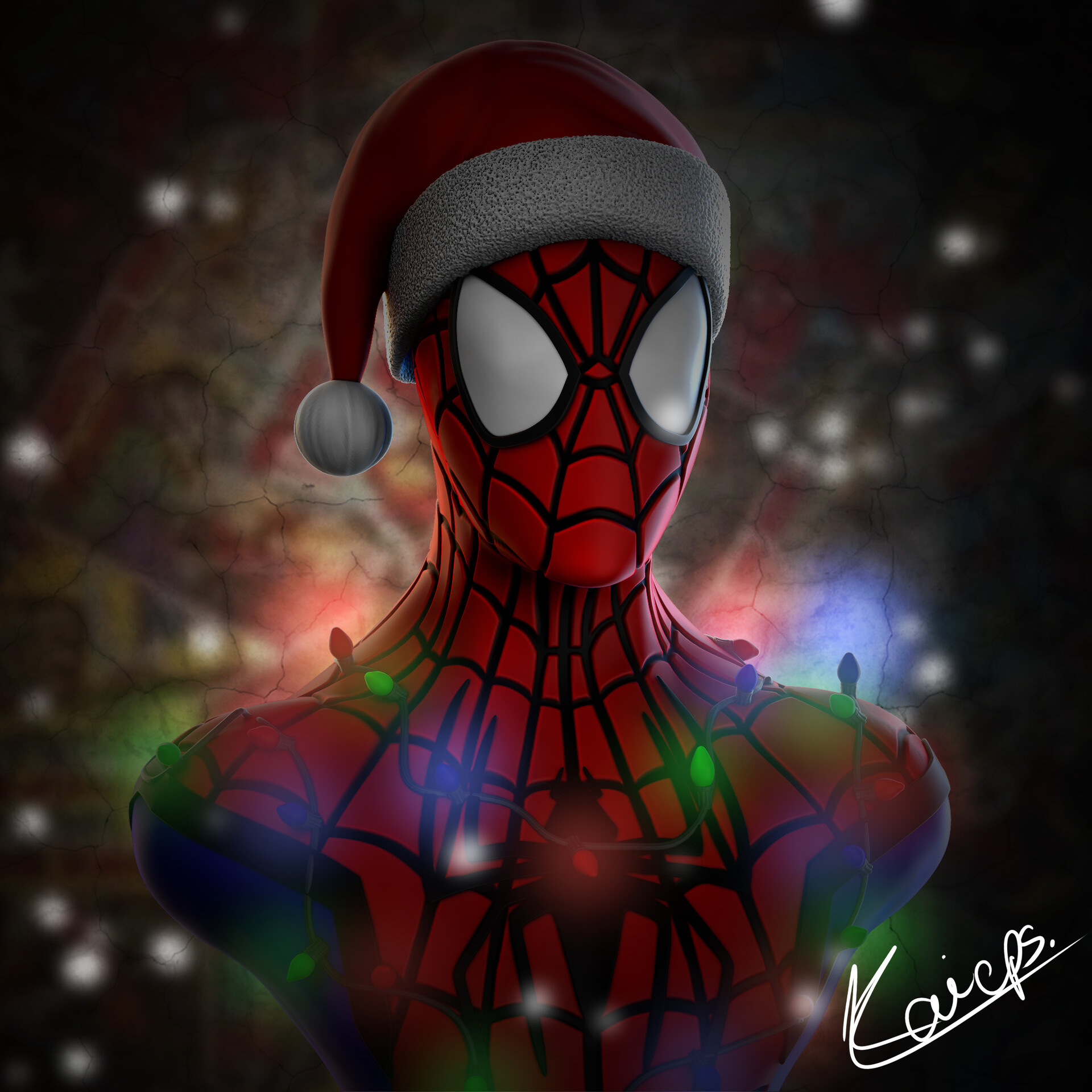 Spider Man Christmas Wallpapers Wallpaper Cave