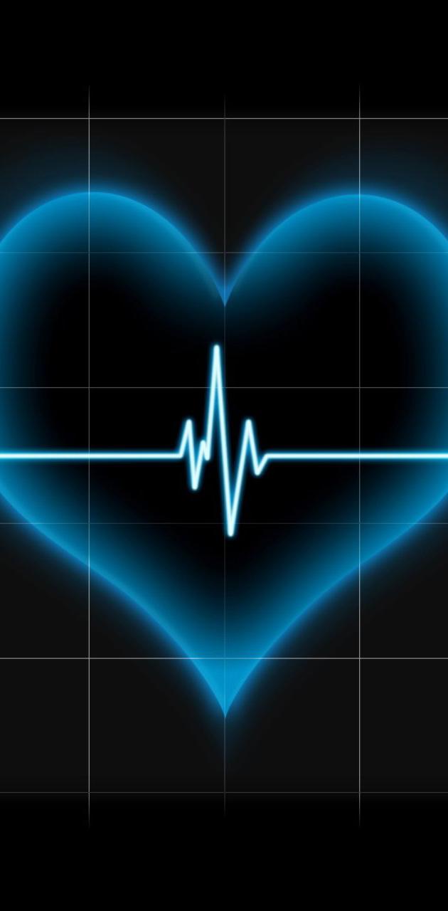 Blue Heart wallpaper