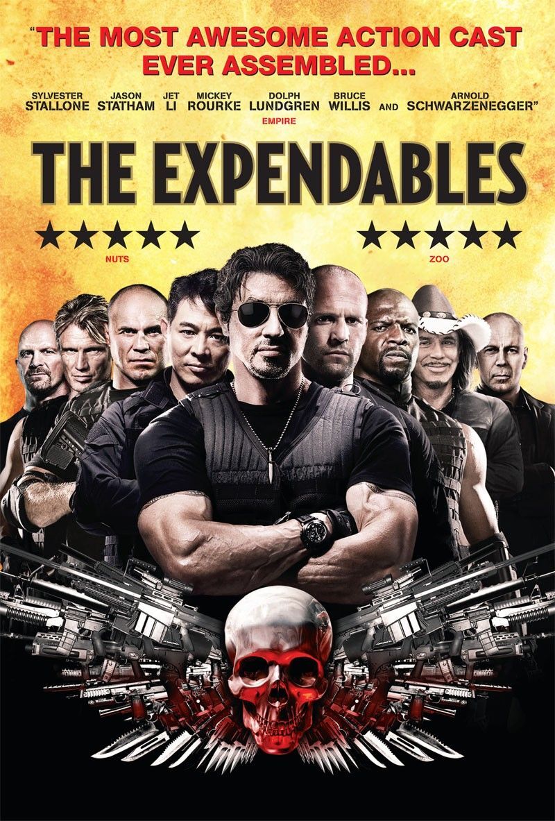 The Expendables. Die Hard scenario