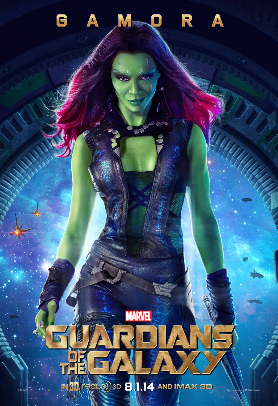 Official Gamora 'Guardians Of The Galaxy' Character Poster, Plus More Fan Posters