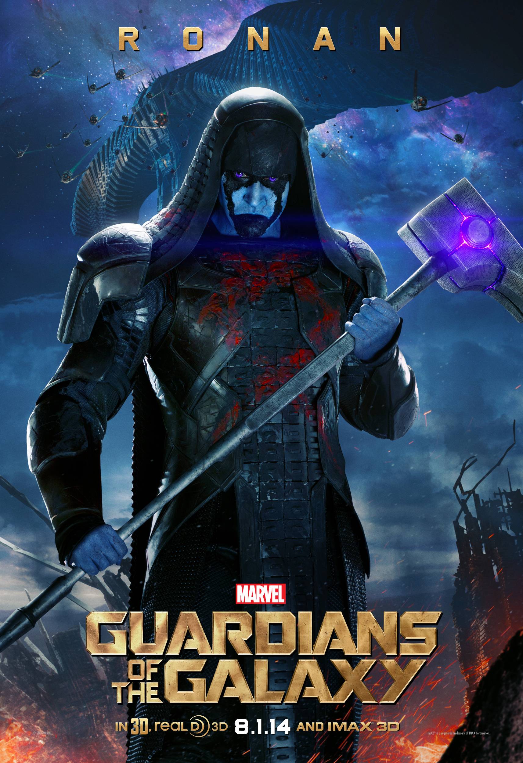 Villain Character Posters for GUARDIANS OF THE GALAXY!