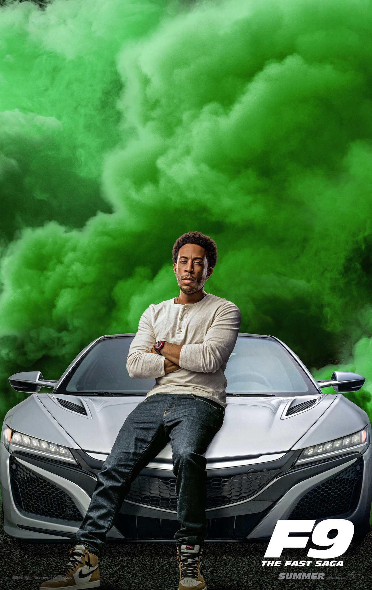 Fast and Furious 9 Character Poster as Tej Parker and Furious Photo