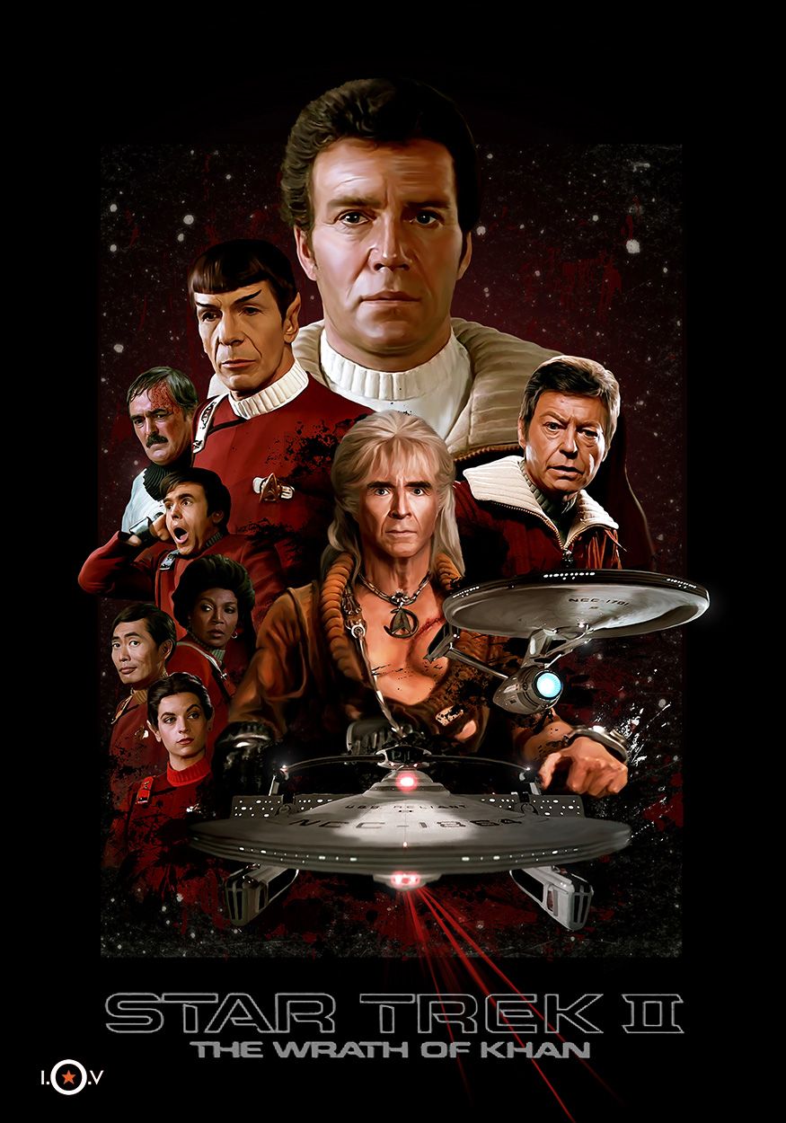 Wrath Of Khan. Star trek movies, Star trek ii, Star trek posters