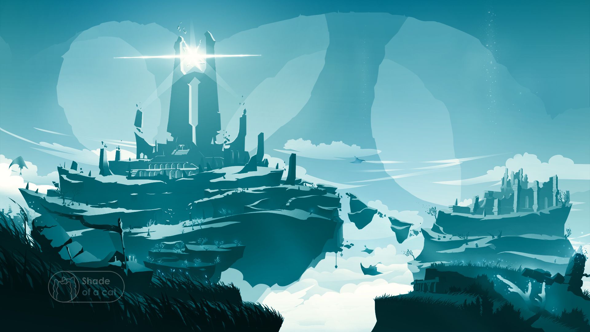 Shade of a cat artist on Twitter. Scenery, Fan art, Digital artist