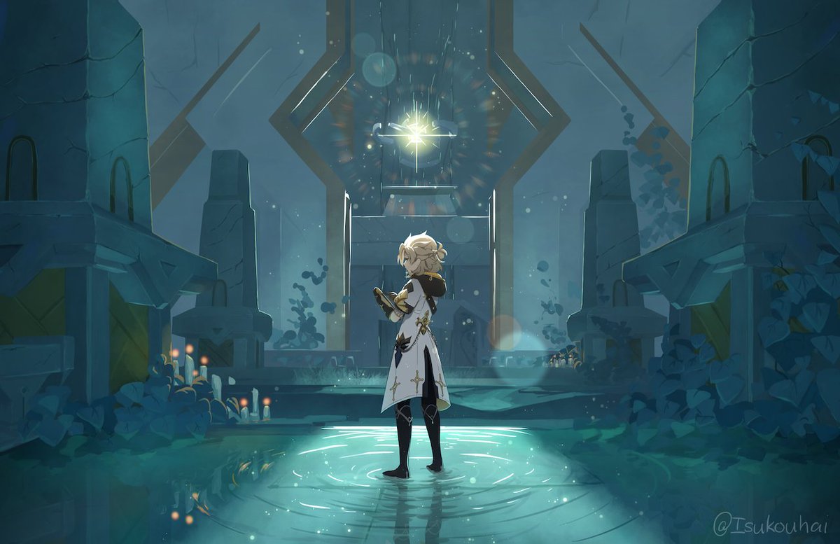 Isukouhai might like Enkanomiya Thank you for 500+, by the way, #Albedo #Enkanomiya #GenshinImpact #原神