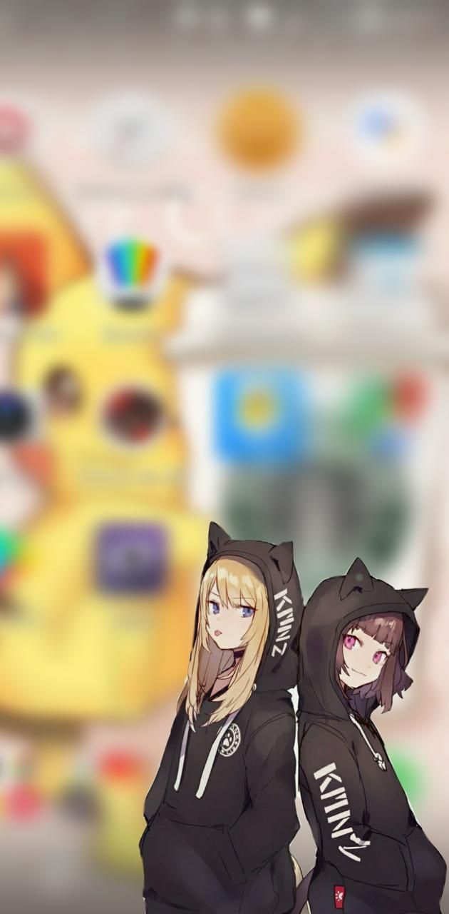 Anime best friend wallpaper by Imope6. Friends wallpaper, Anime best friends, Best friend wallpaper