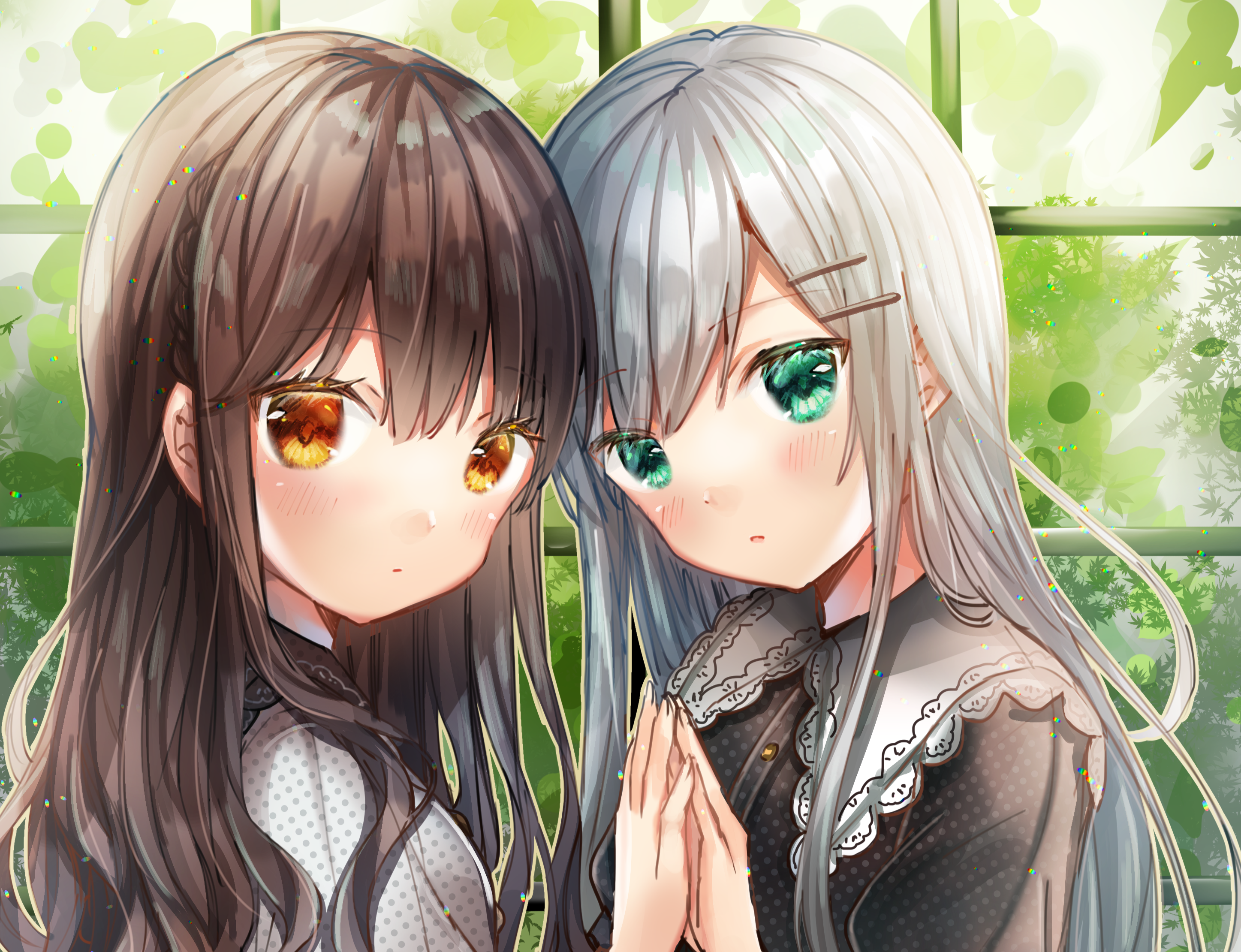 Two Anime Best Friends, HD Png Download - vhv