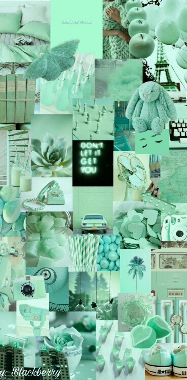 Mint Green Collage Wallpapers - Wallpaper Cave