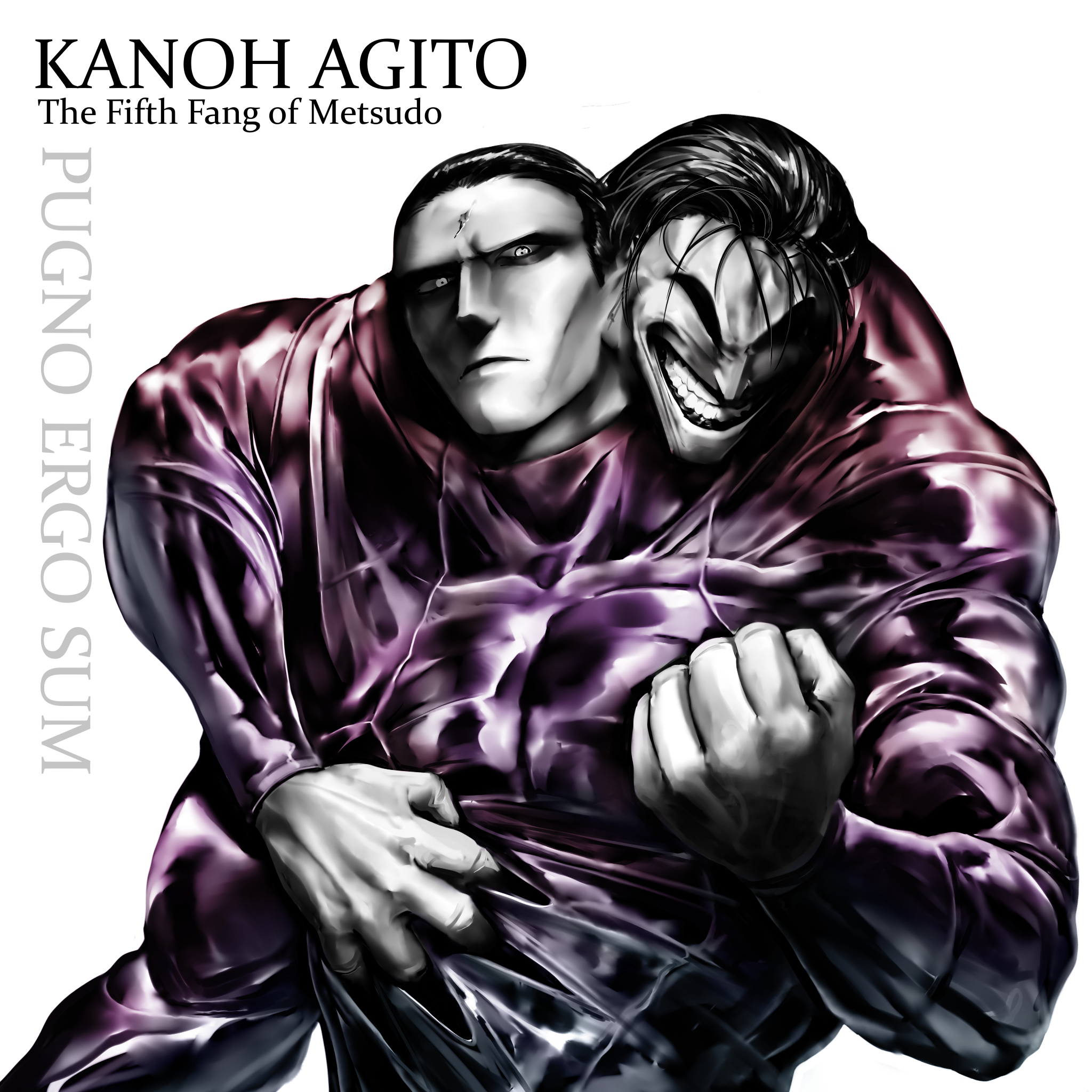 Kengan Fanart. The Fifth Fang Of Metsudo, Kanoh Agito. (By Me), R Kengan_Ashura