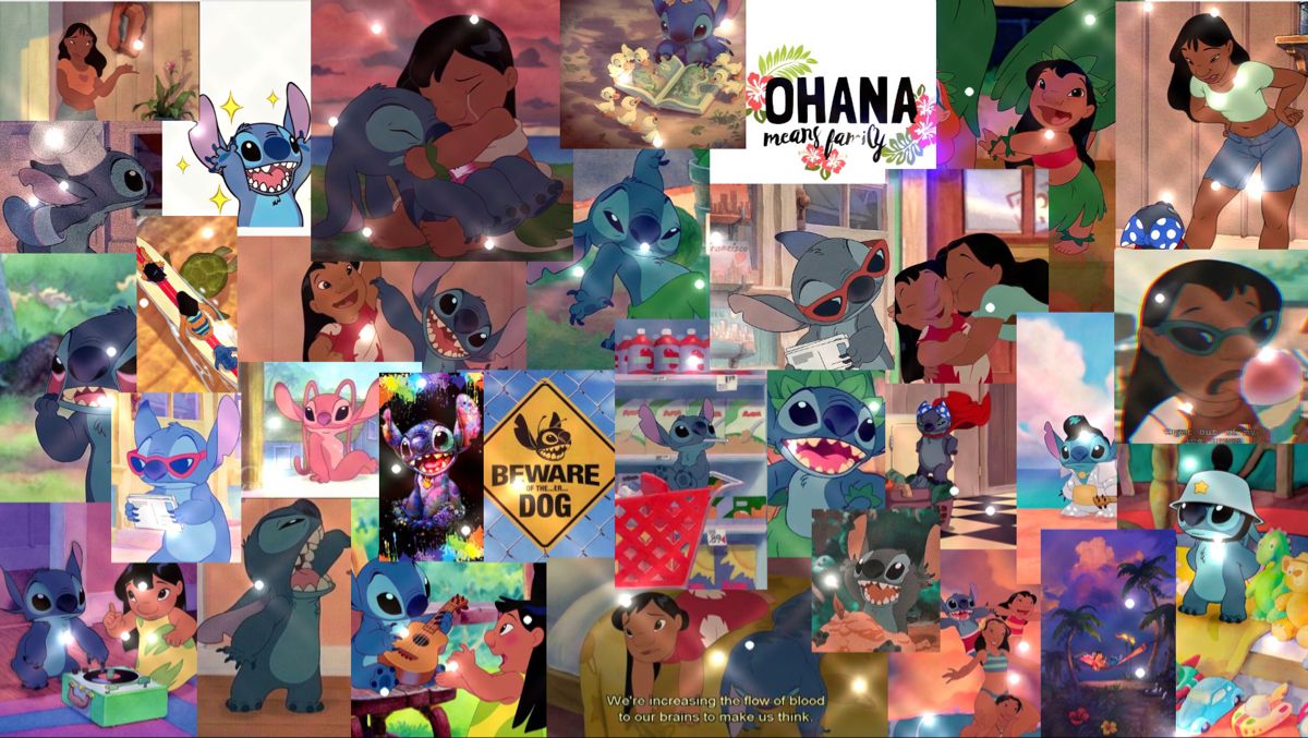 Lilo and Stitch Aesthetic Collage. Anime, Aesthetic collage, Lilo and stitch