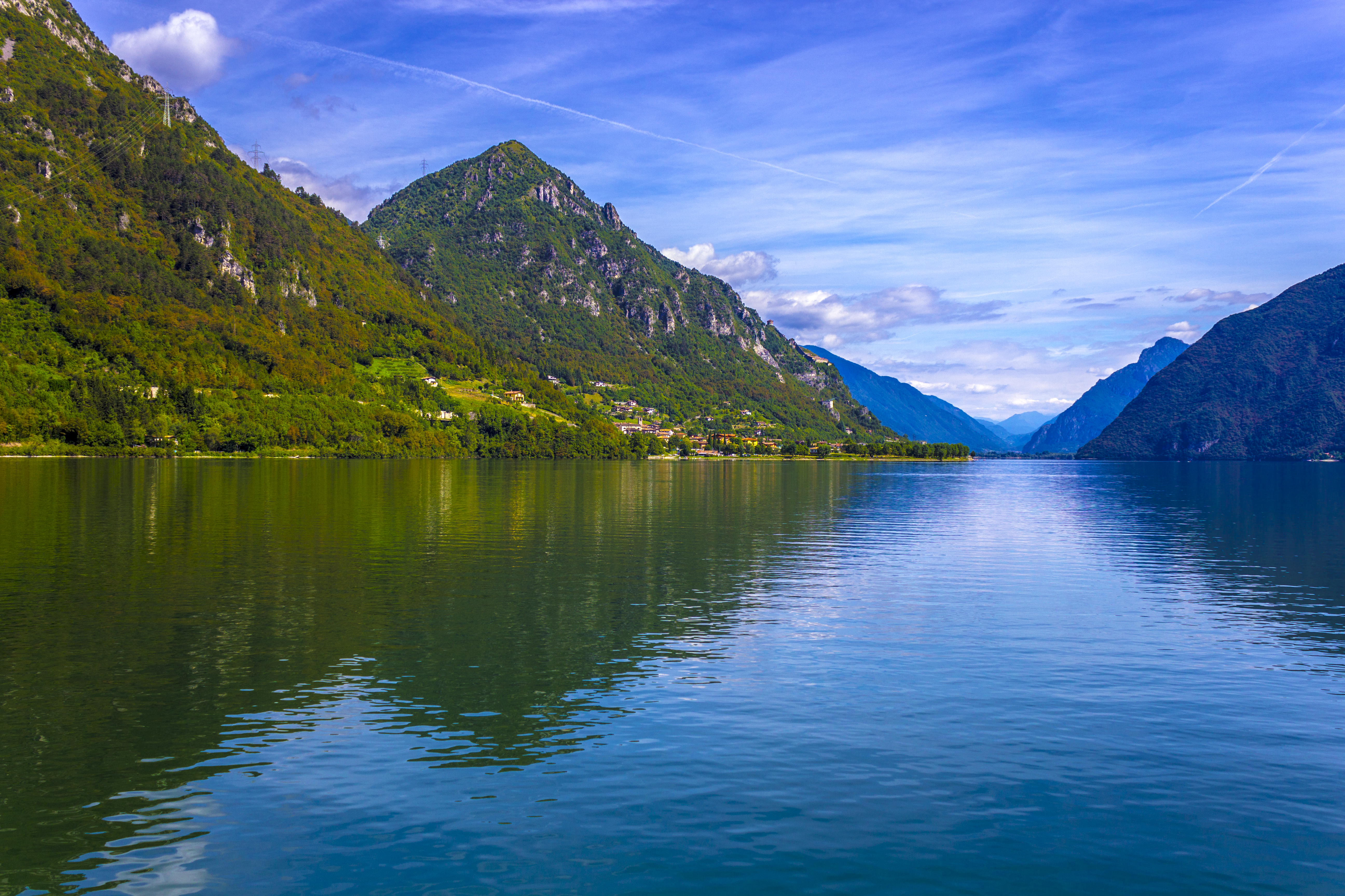Mountains reflected in Lake