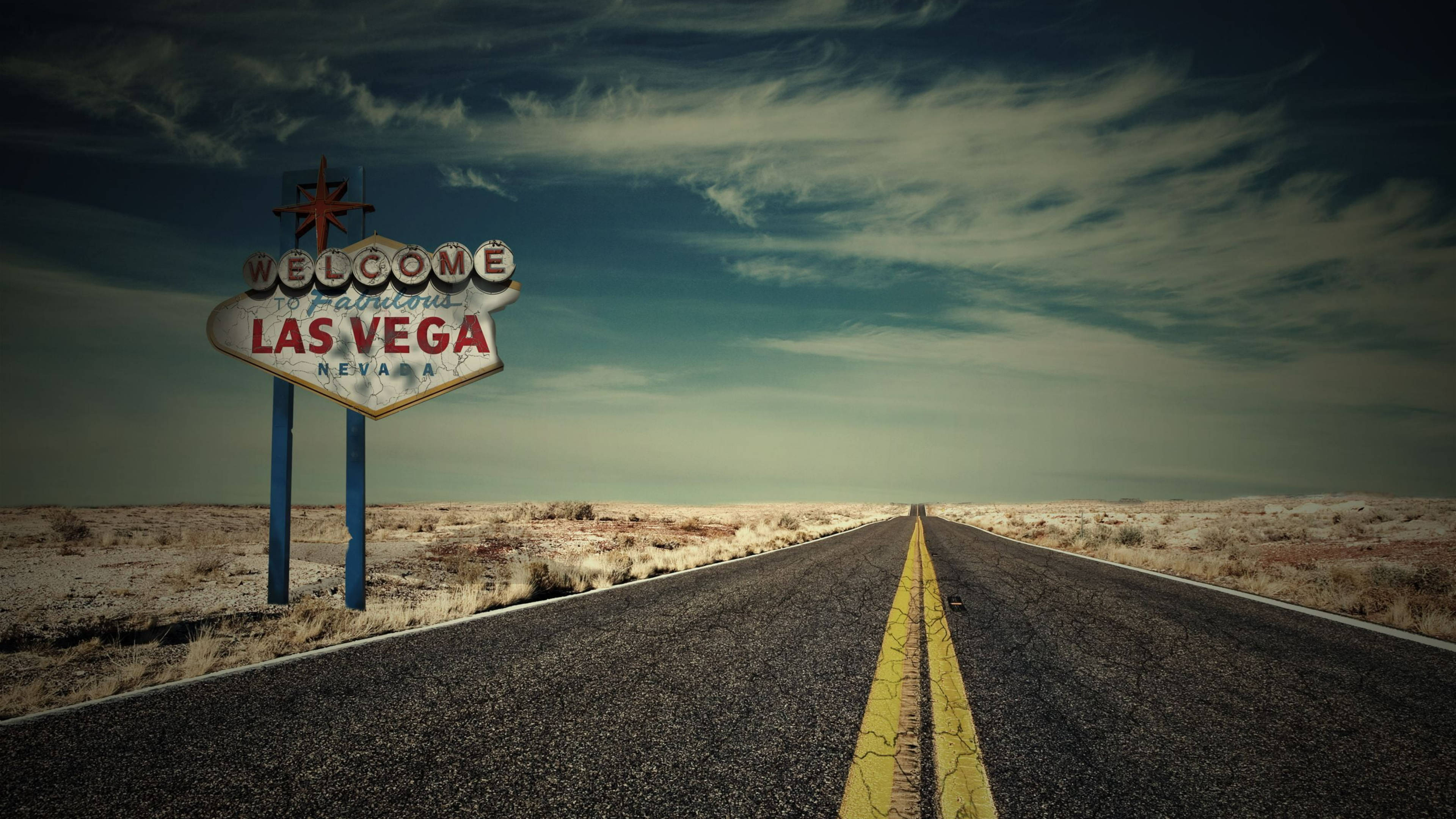 Download Welcome To Las Vegas Road Wallpaper