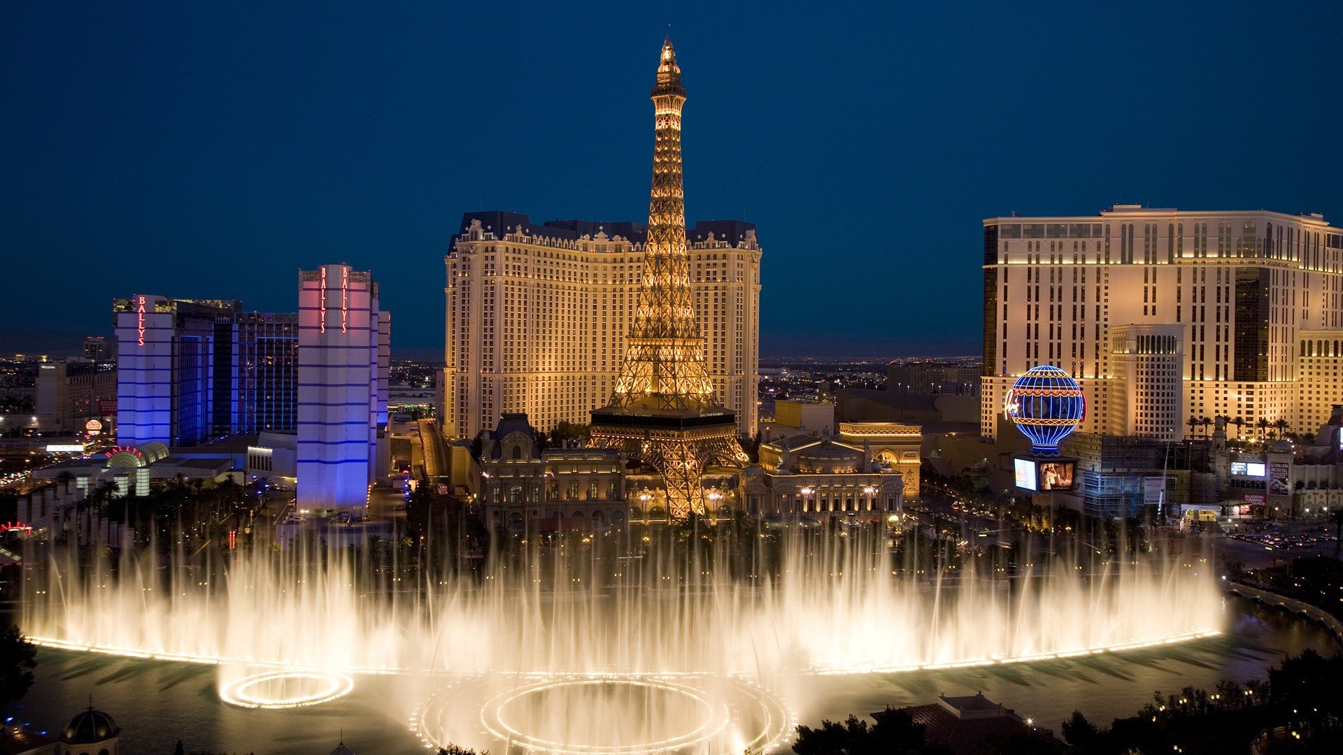 paris, Las, Vegas, Nevada, Bellagio, Fountain Wallpaper HD / Desktop and Mobile Background