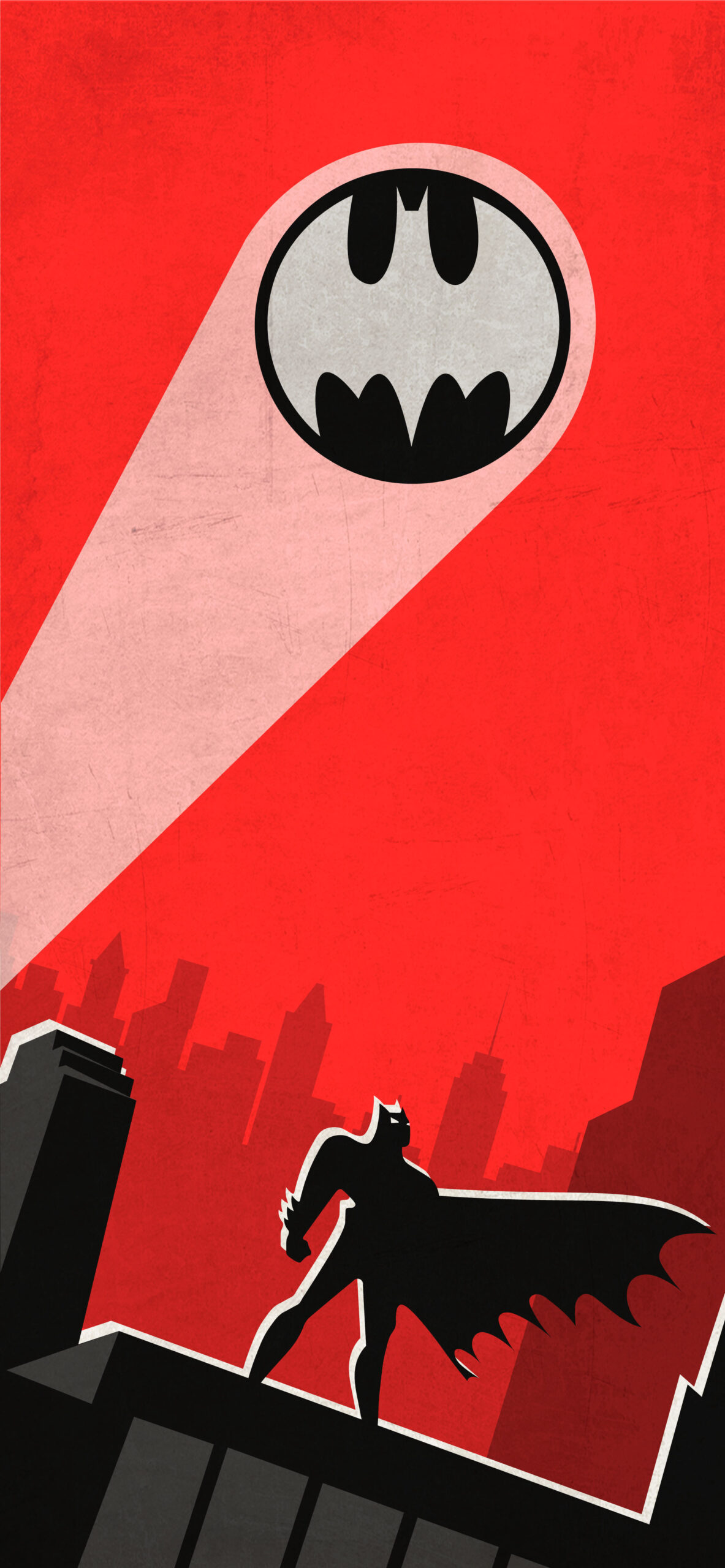 Batman: The Animated Series Red Wallpaper