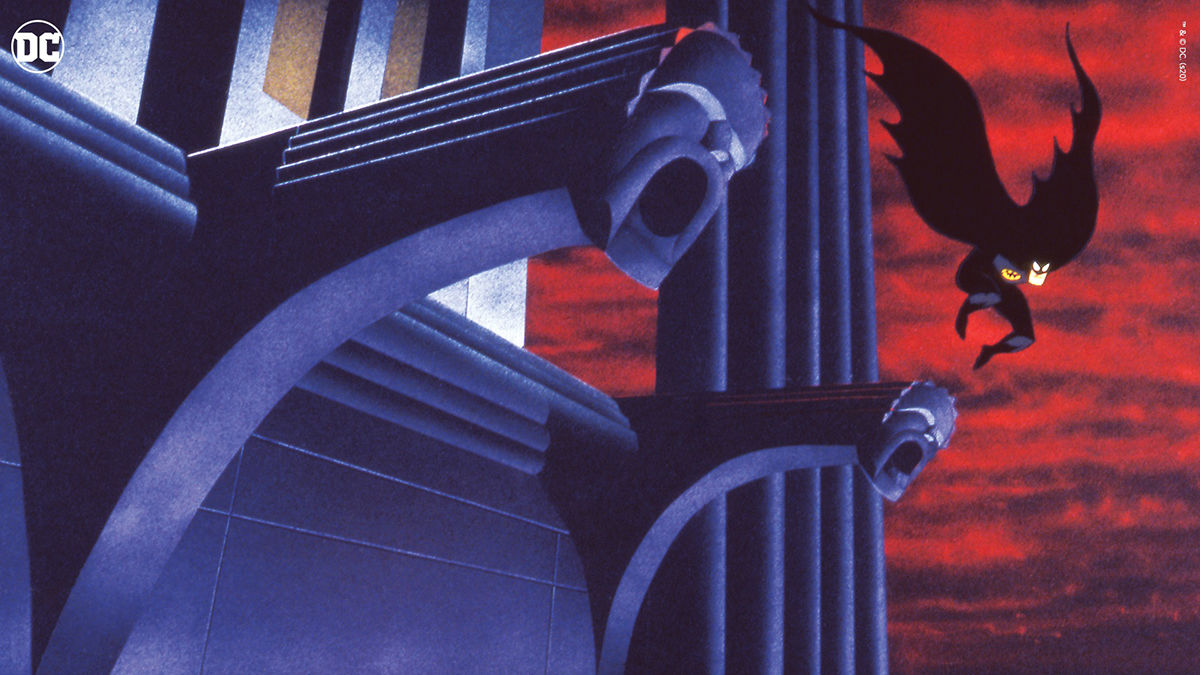 Celebrate classic '90s TV with Batman: The Animated Series Zoom Background