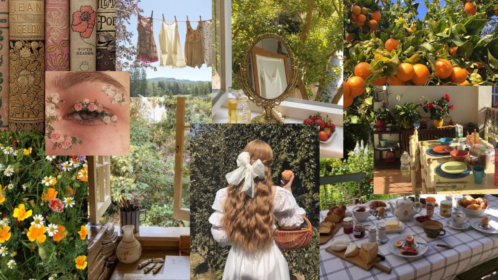 cottage core desktop wallpaper. Cottagecore wallpaper, Desktop wallpaper, Macbook wallpaper