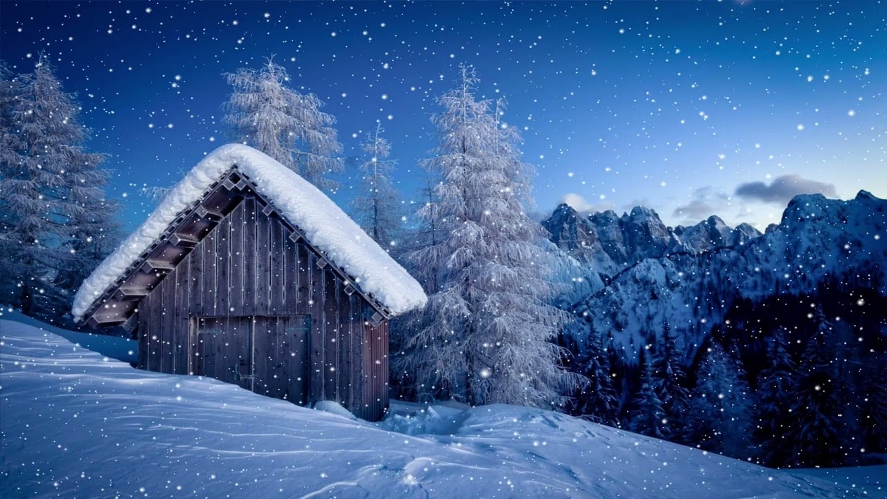 Winter Cabin Snow Wallpapers - Wallpaper Cave