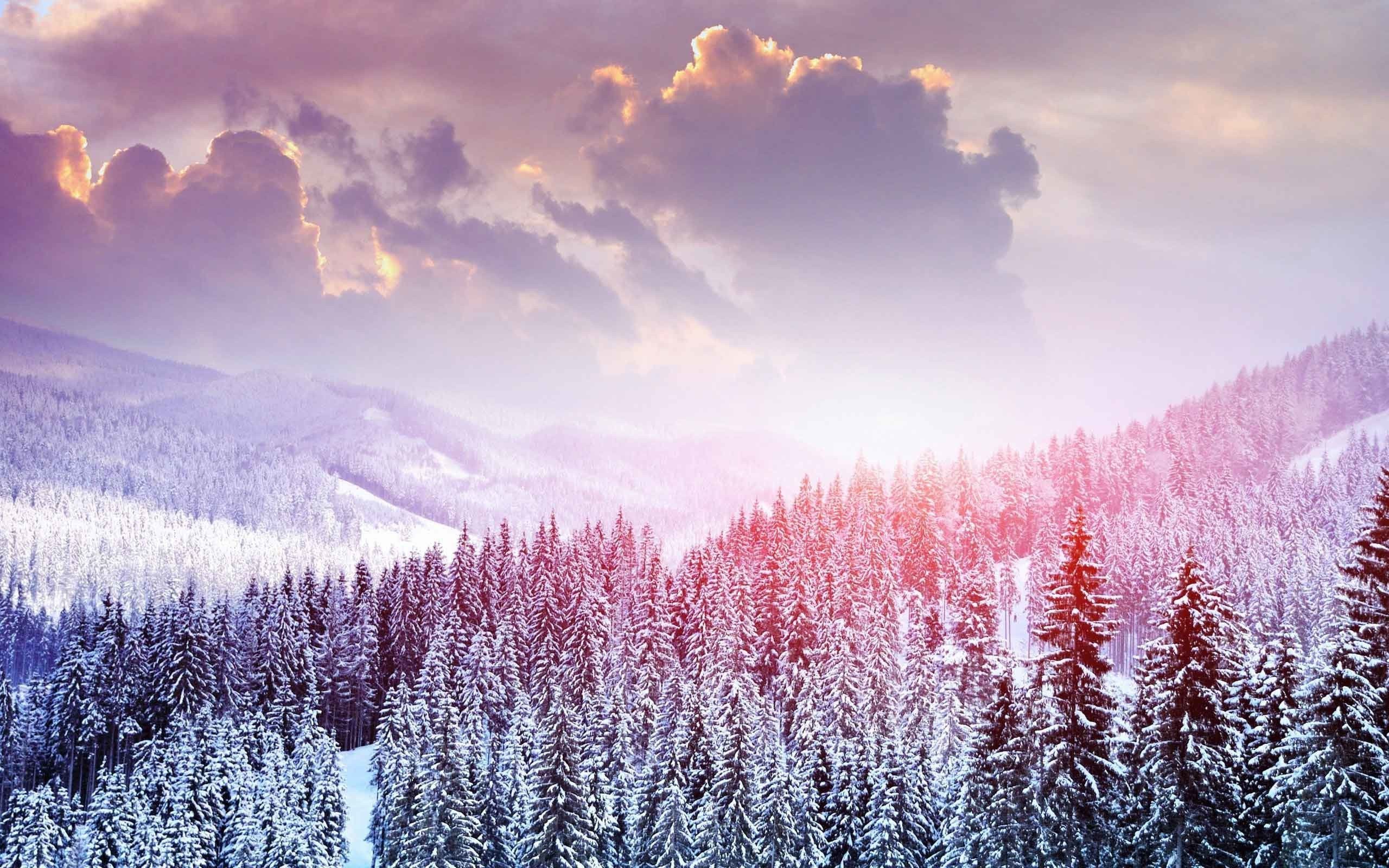 Cute Girly Winter Wallpaper Free download