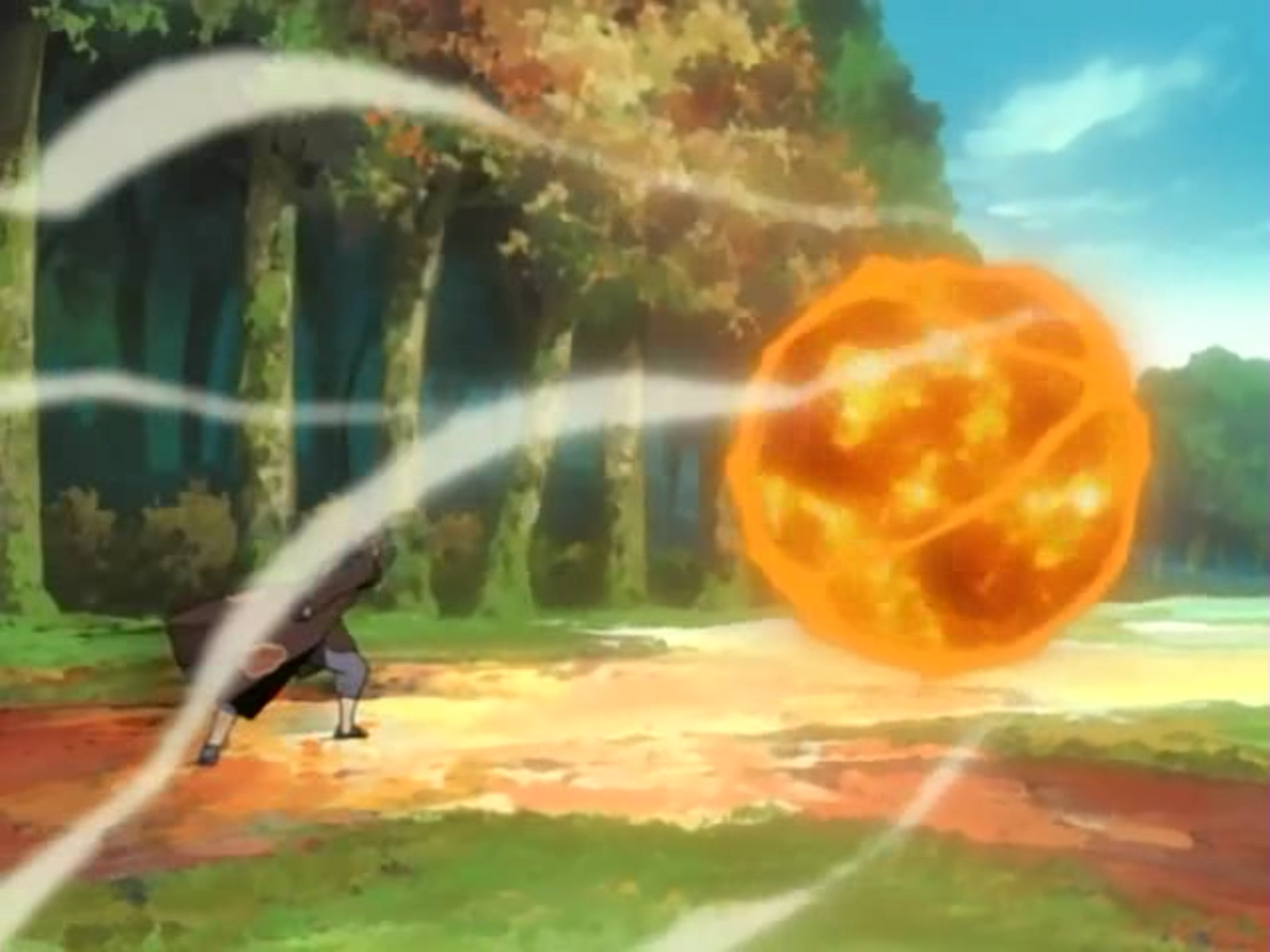 Fire Style: Fireball Jutsu. Naruto and Bleach