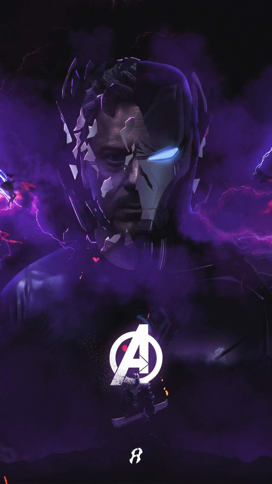 Iron Man Endgame iPhone Wallpaper. Marvel iron man, Iron man art, Marvel artwork