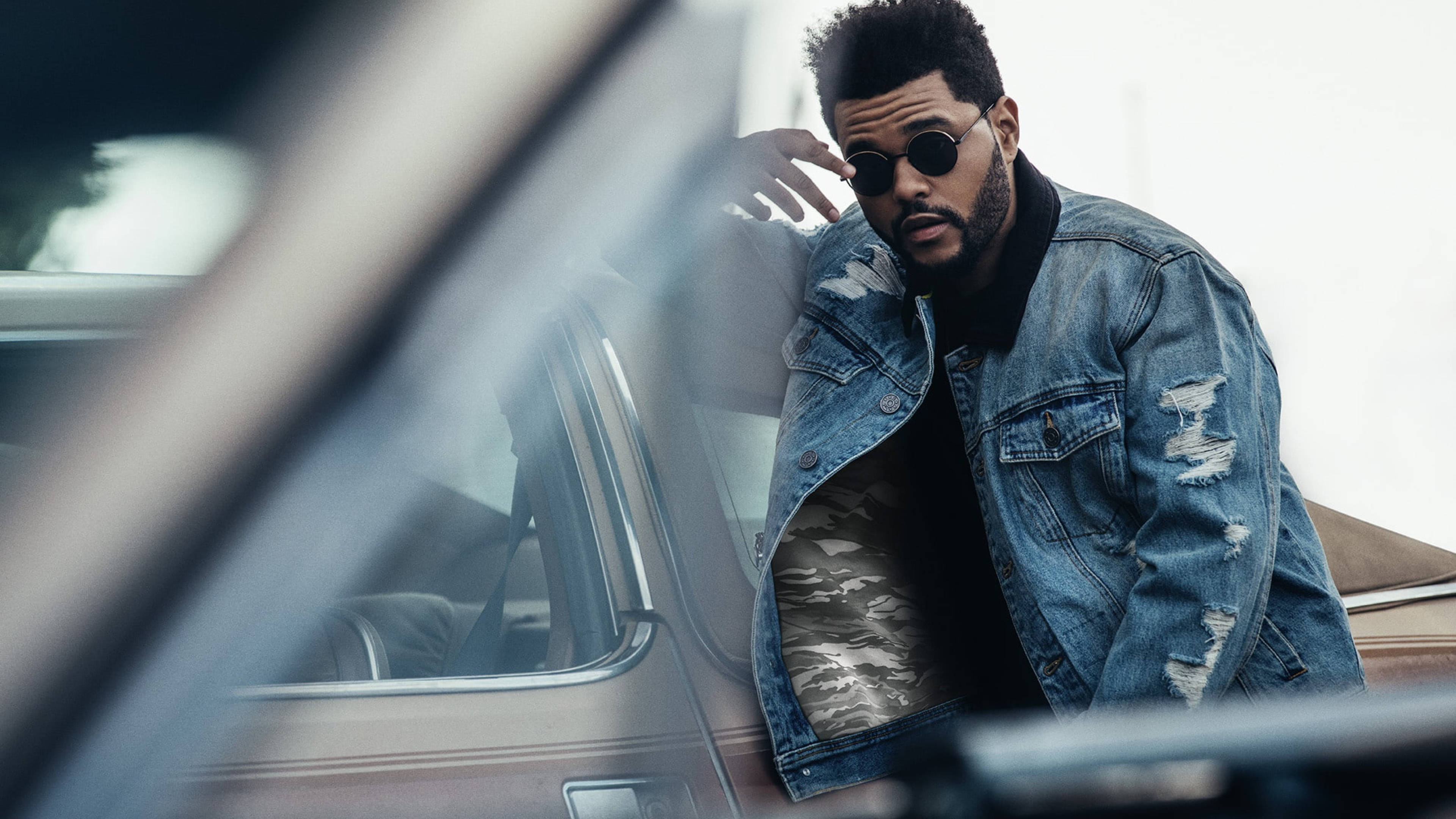 Download The Weeknd In Denim Jacket Wallpaper