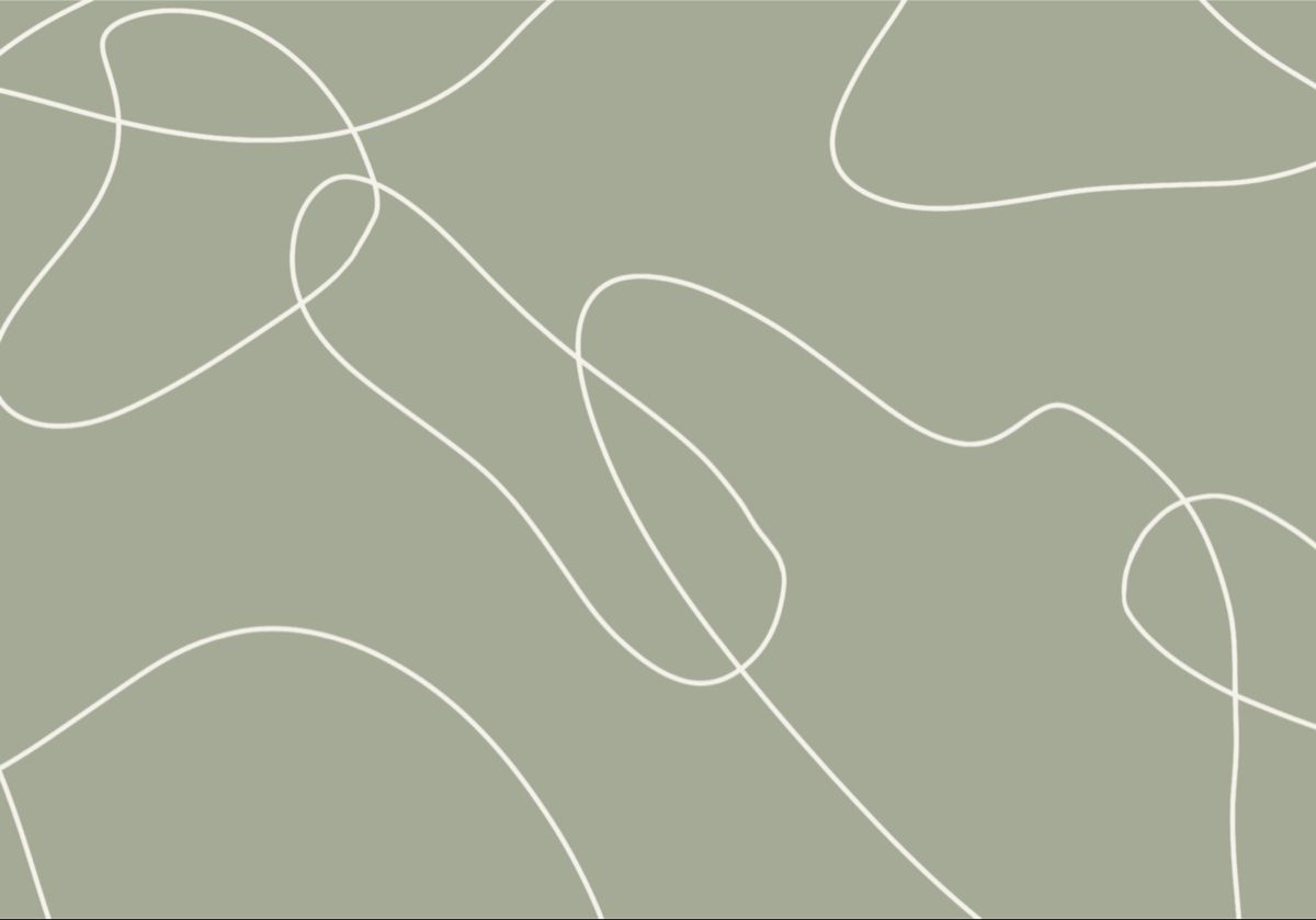 Nude lines, green aesthetic background, iPad aesthetic wallpaper on Inspirationde