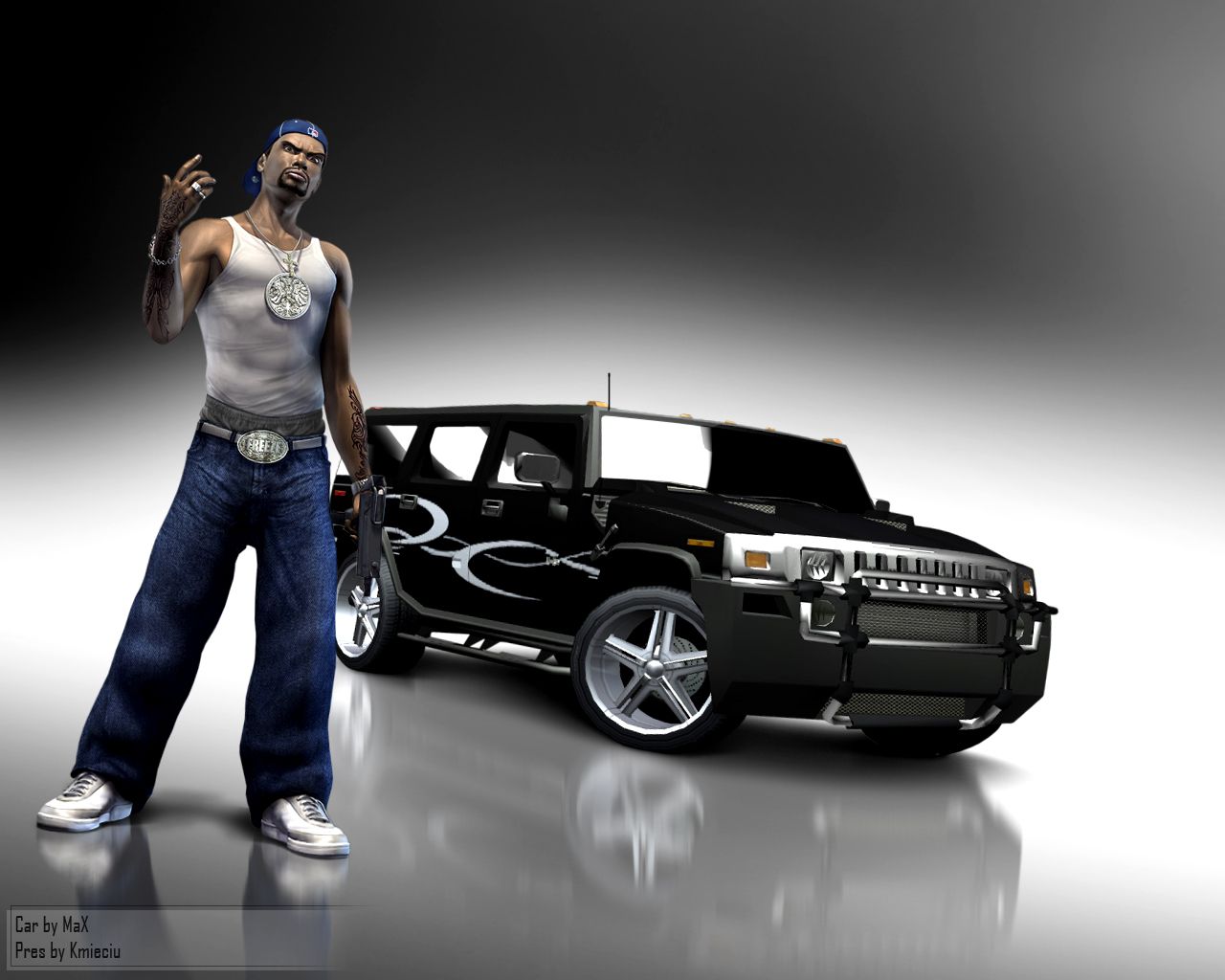 Gangsta Car Background