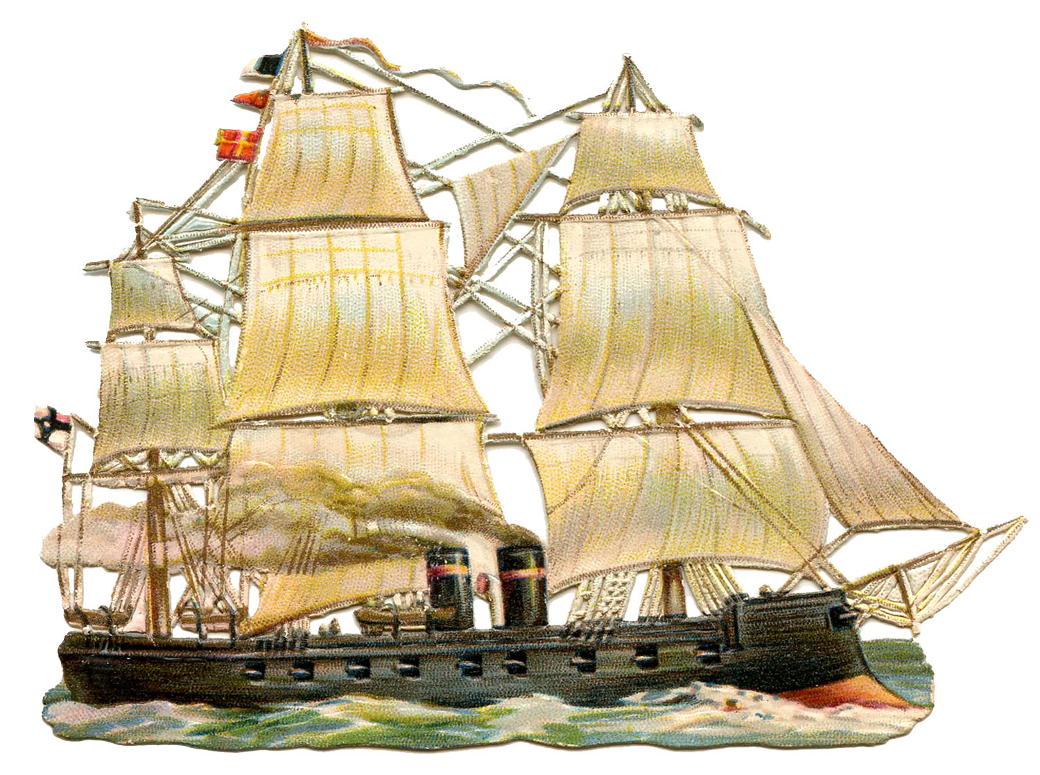 Vintage Ship Image! Graphics Fairy