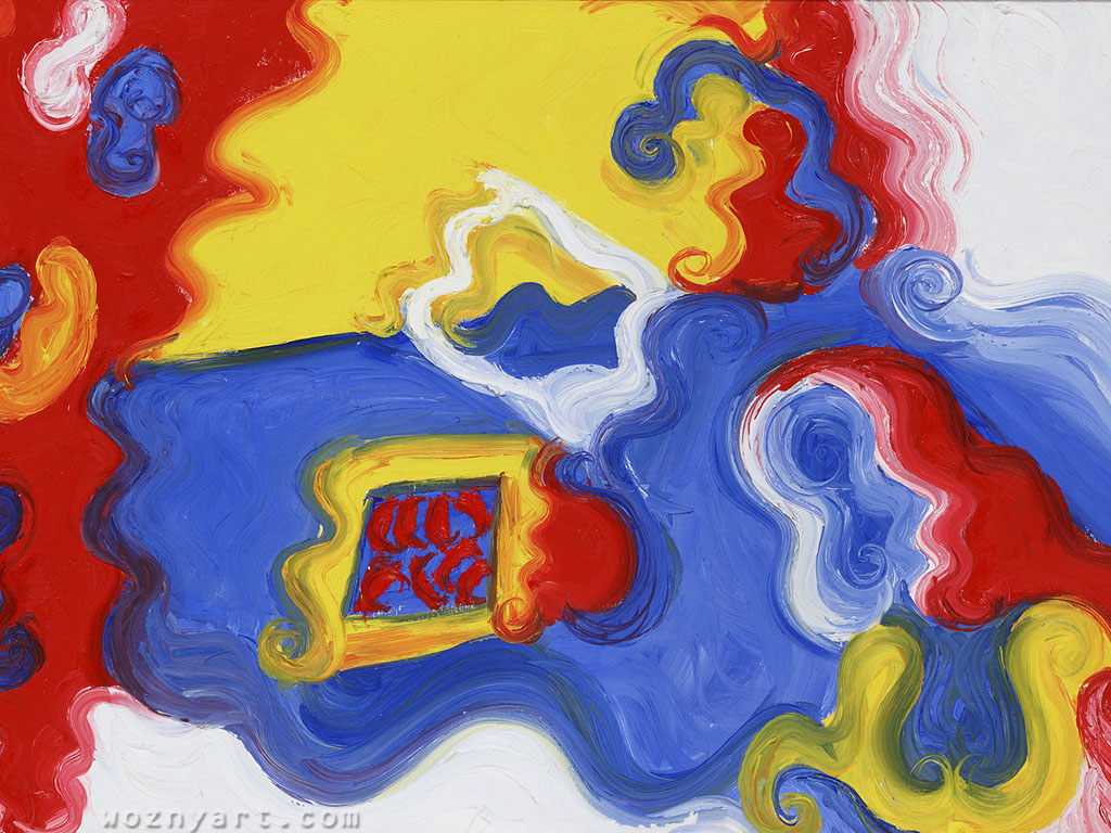Primary Color Art, Primary Color Artwork, Primary Color Paintings, Abstract Primary Color Painting