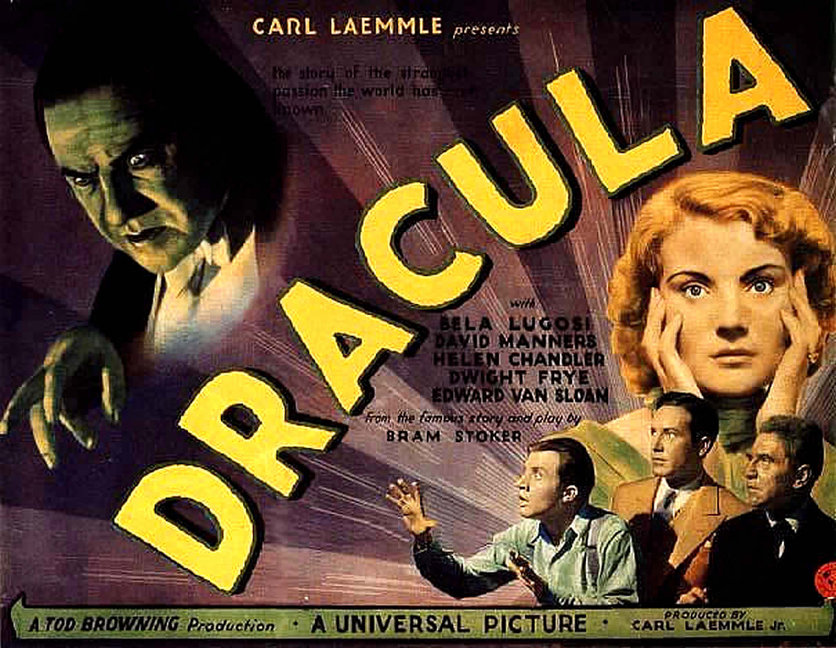 DRACULA 1931 Horror Movie Posters