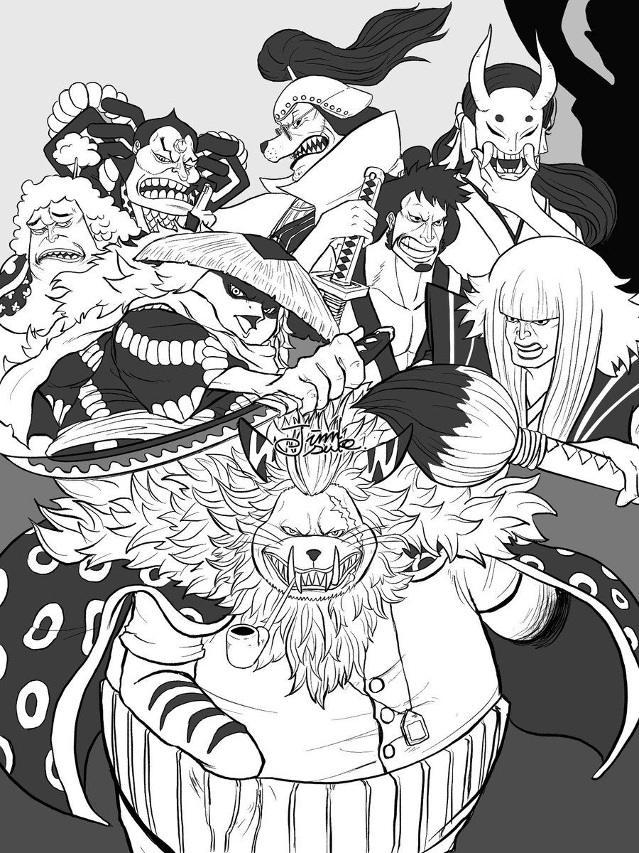 Akazaya Ku Nin Otoko Wano Kuni By JINNATELIER. One Piece Anime, One Piece Fanart, One Piece Picture