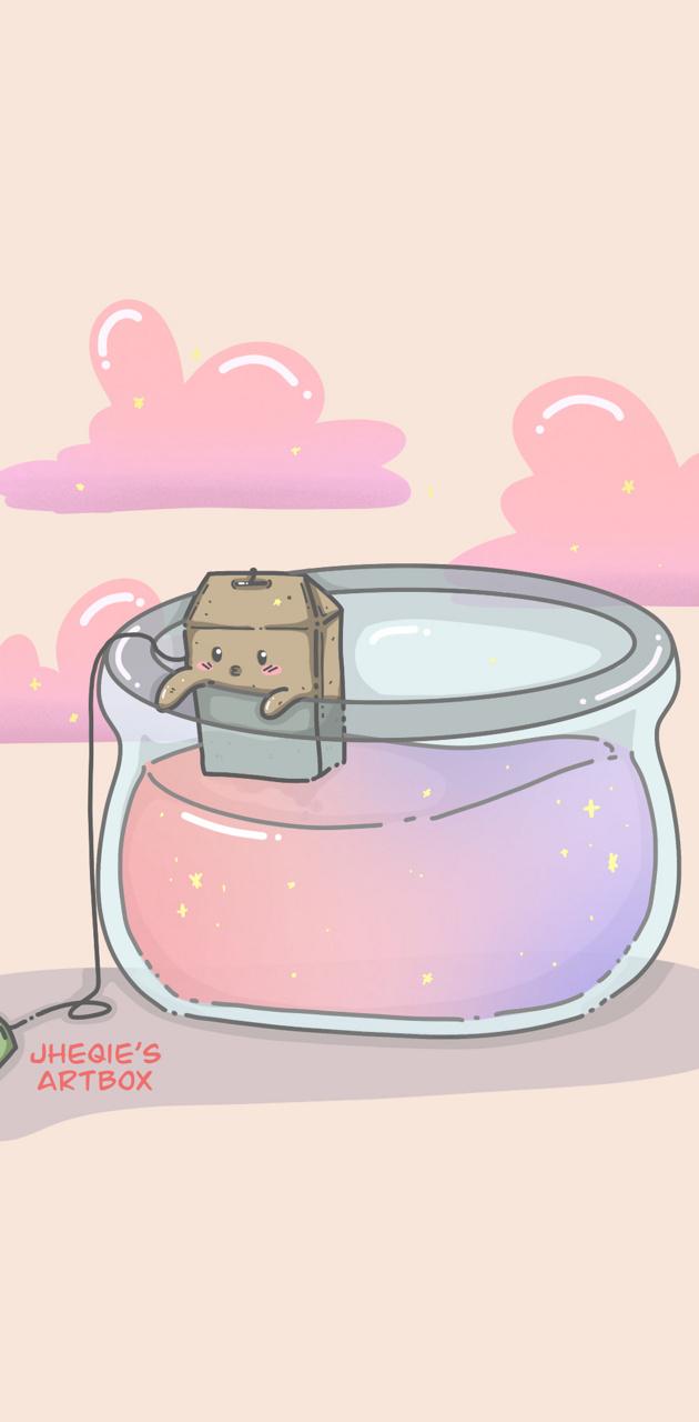 Dreamy Tea wallpaper