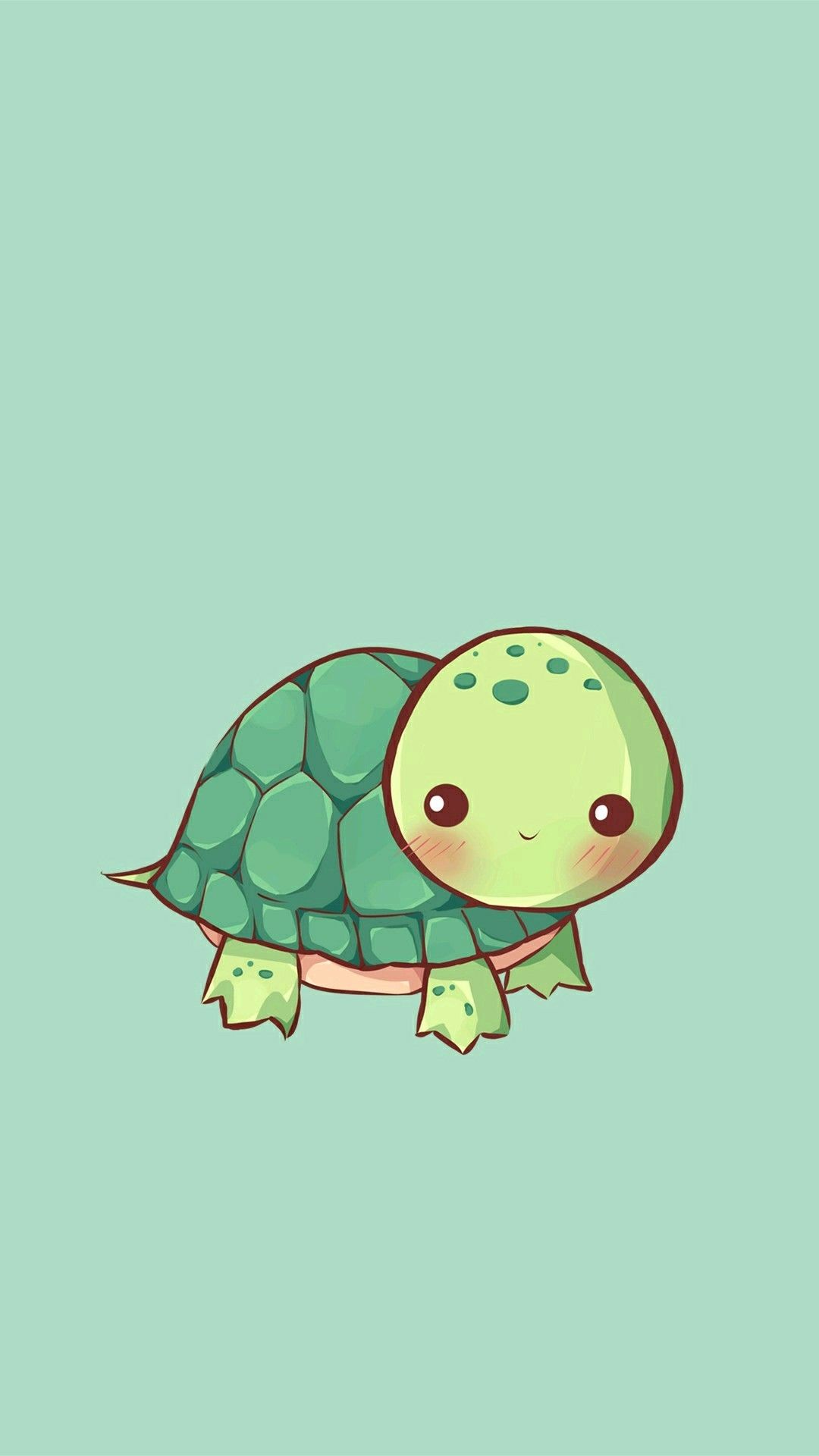 Kawaii Cartoon Turtles