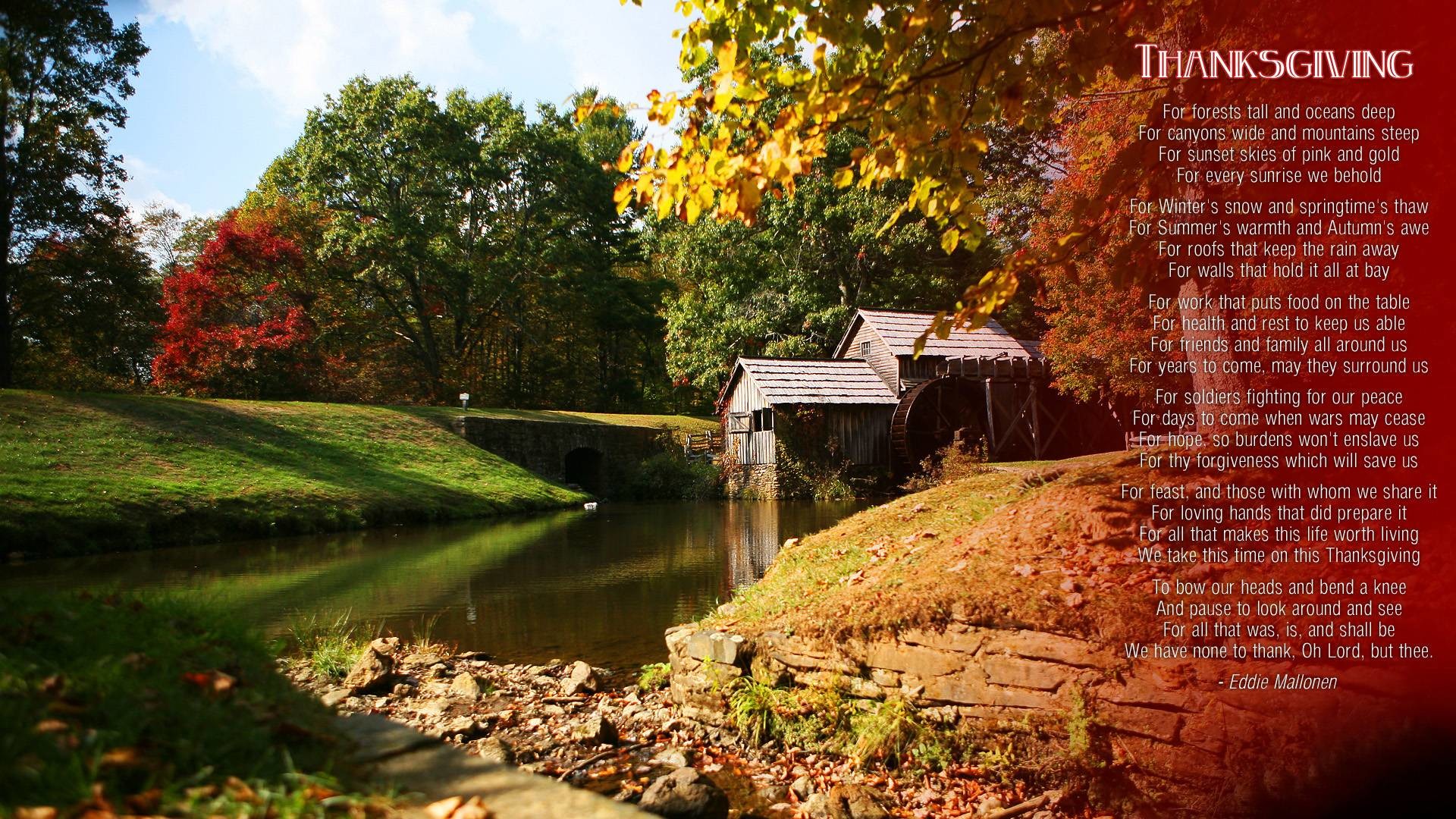 Thanksgiving Wallpaper for Desktop