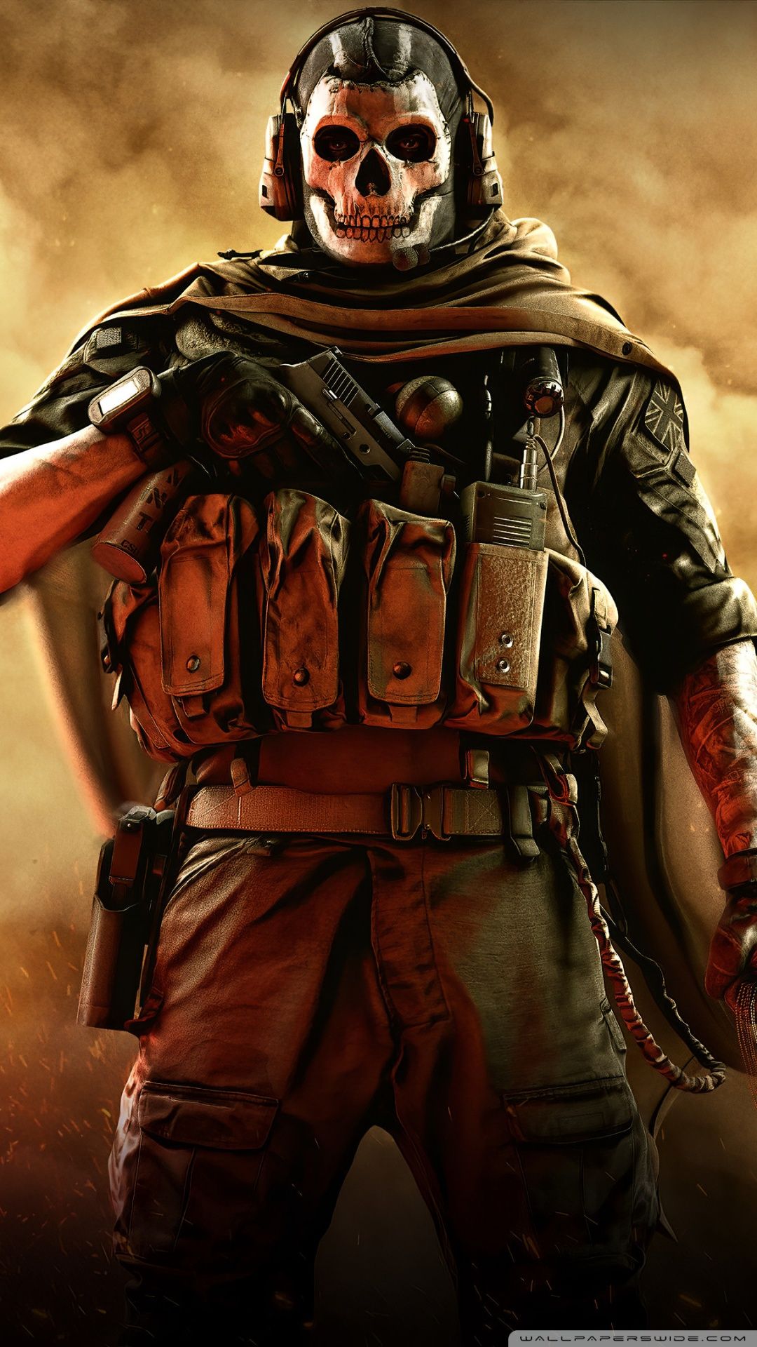 Ghost COD: Call of Duty: Modern Warfare 2 4K Wallpaper iPhone HD