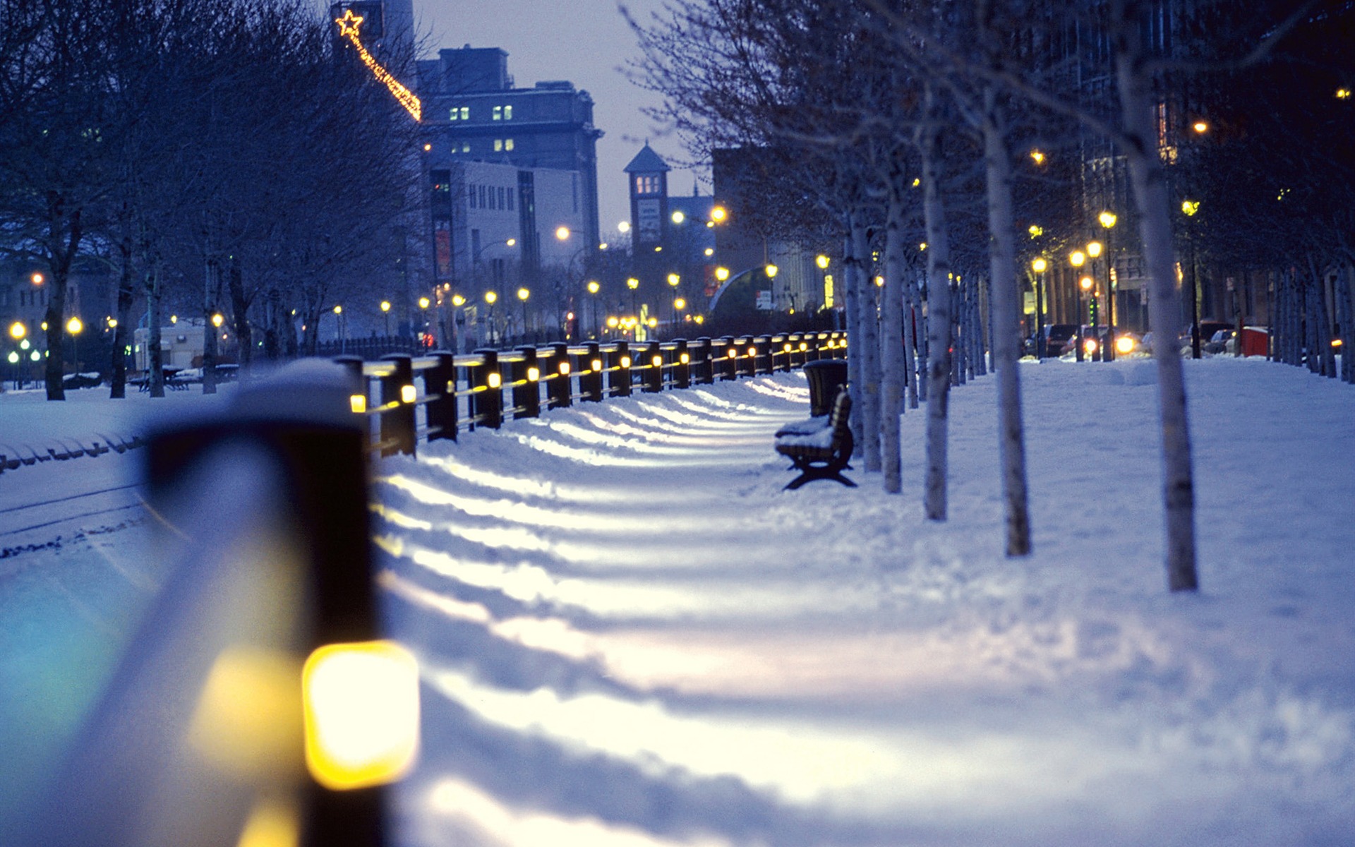 Winter City Photo Cities Desktop Wallpaper