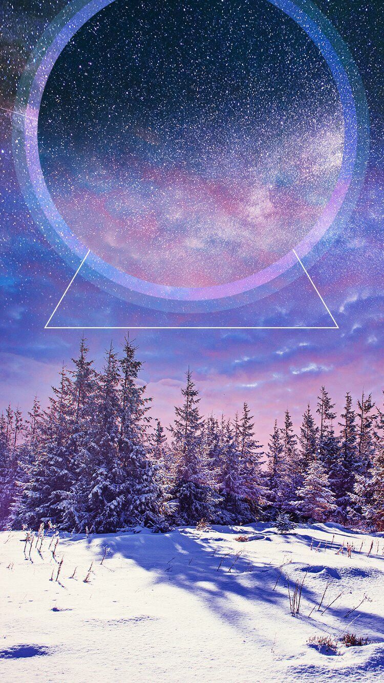 Winter Galaxy Wallpaper