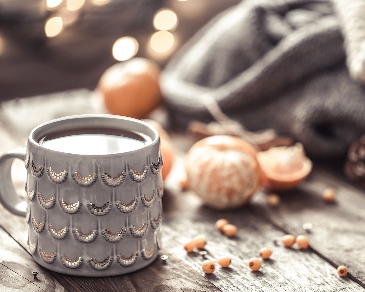 Winter Coffee Wallpaper
