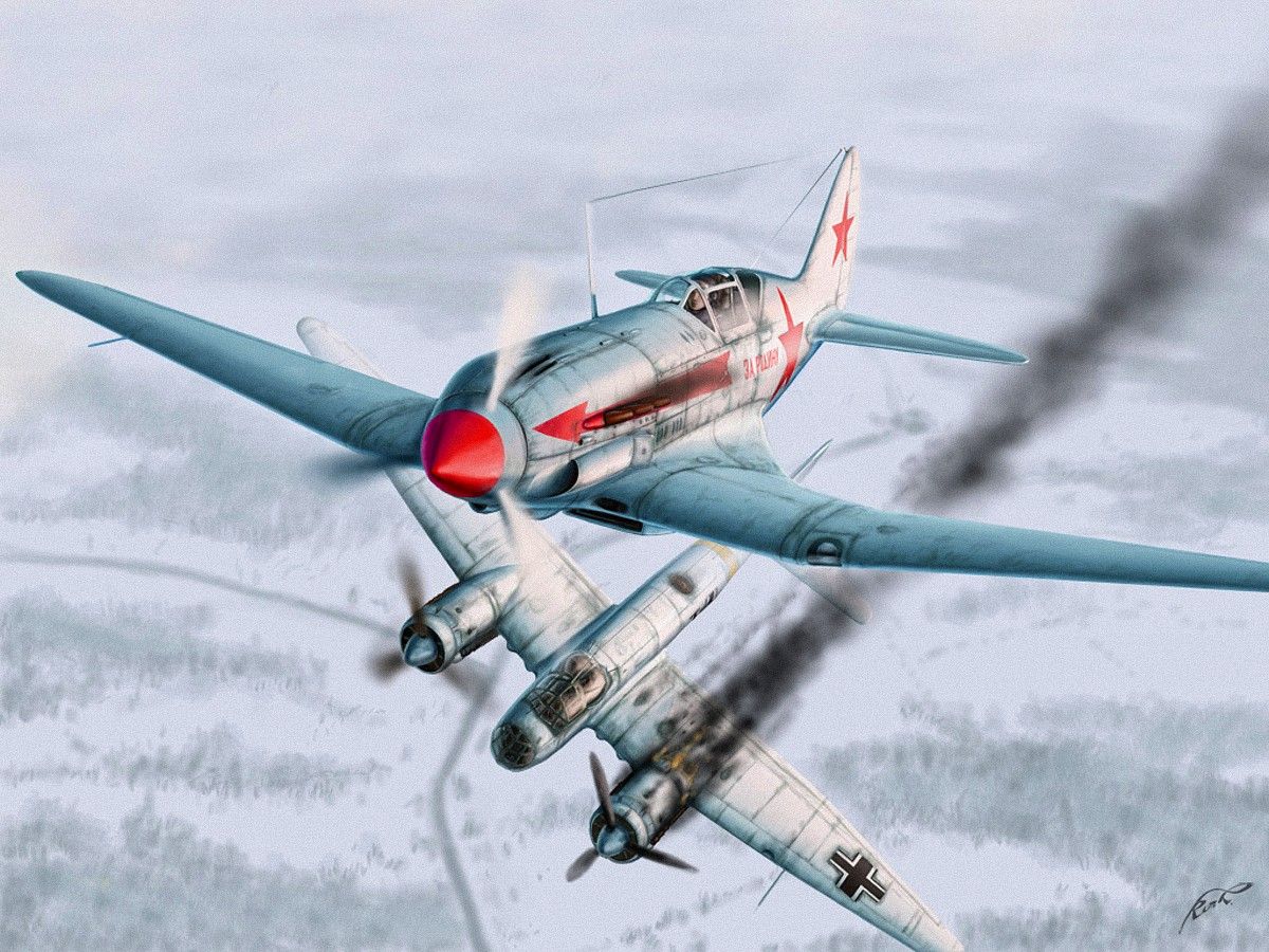 MIG 3 Battle. Aviation Art, Aircraft, Fighter