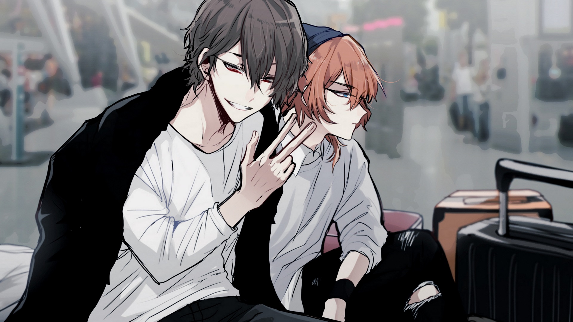 1920x1080 Osamu Dazai, Chuya Nakahara wallpaper JPG Gallery HD Wallpaper