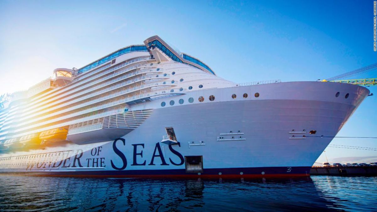 How the world's biggest cruise ship was constructed