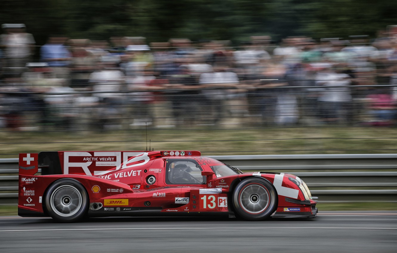Wallpaper Red, Profile, Blur, WEC, 24H Le Mans image for desktop, section спорт